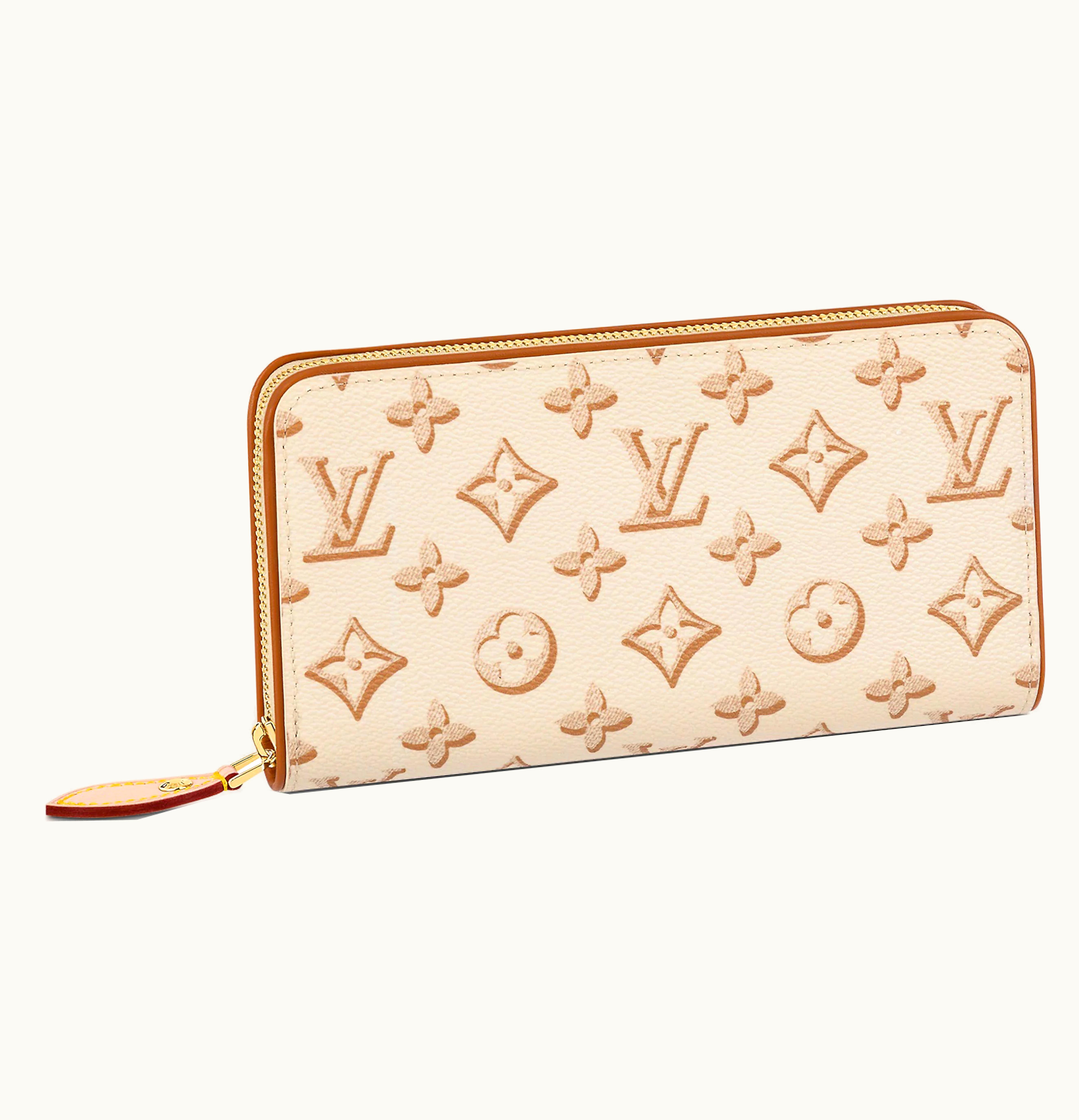 Louis Vuitton Louis Vuitton Zippy Wallet Monogram Canvas Beige