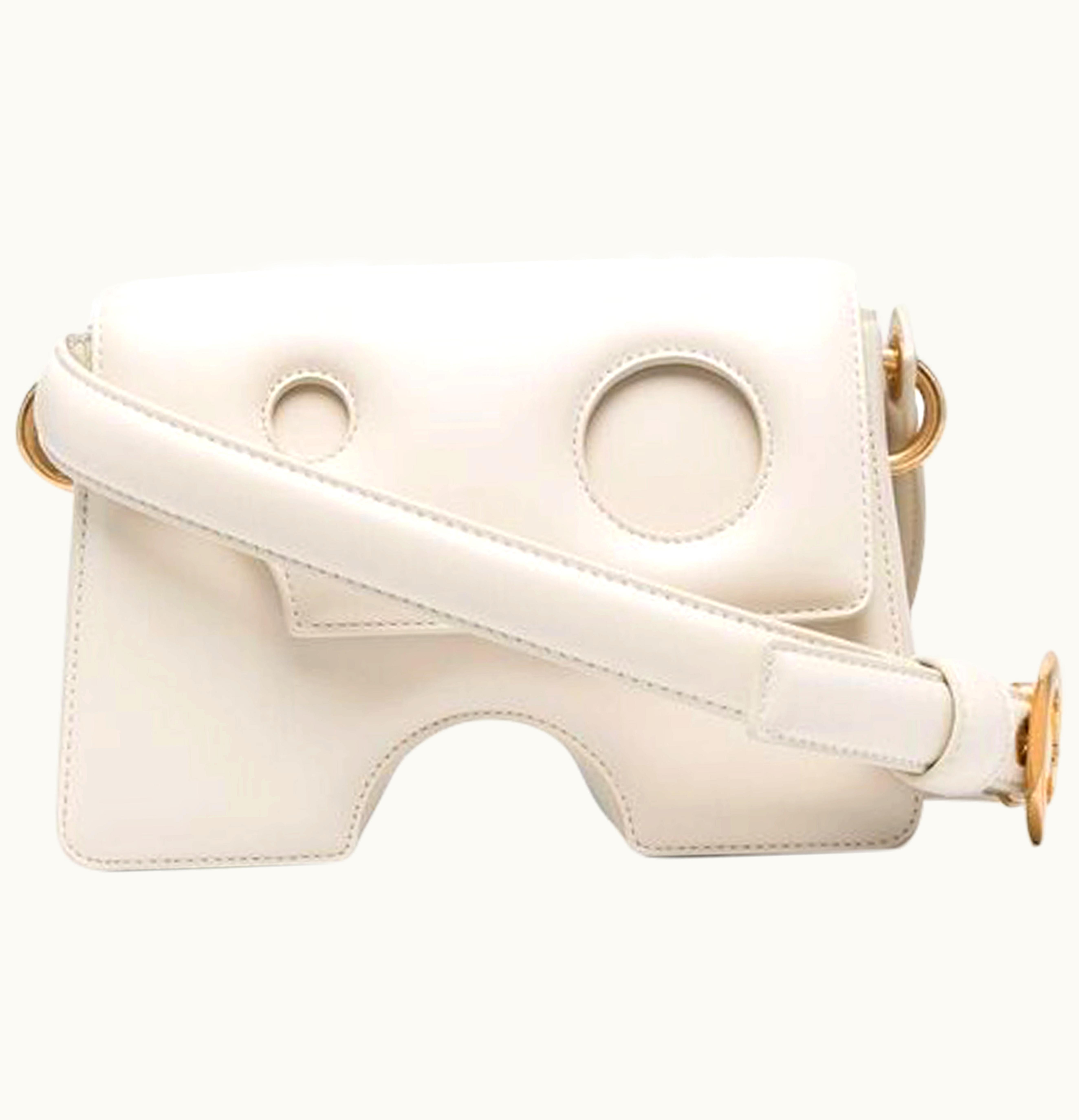 OFF-WHITE OFF WHITE Burrow 22 Shoulder Bag Beige