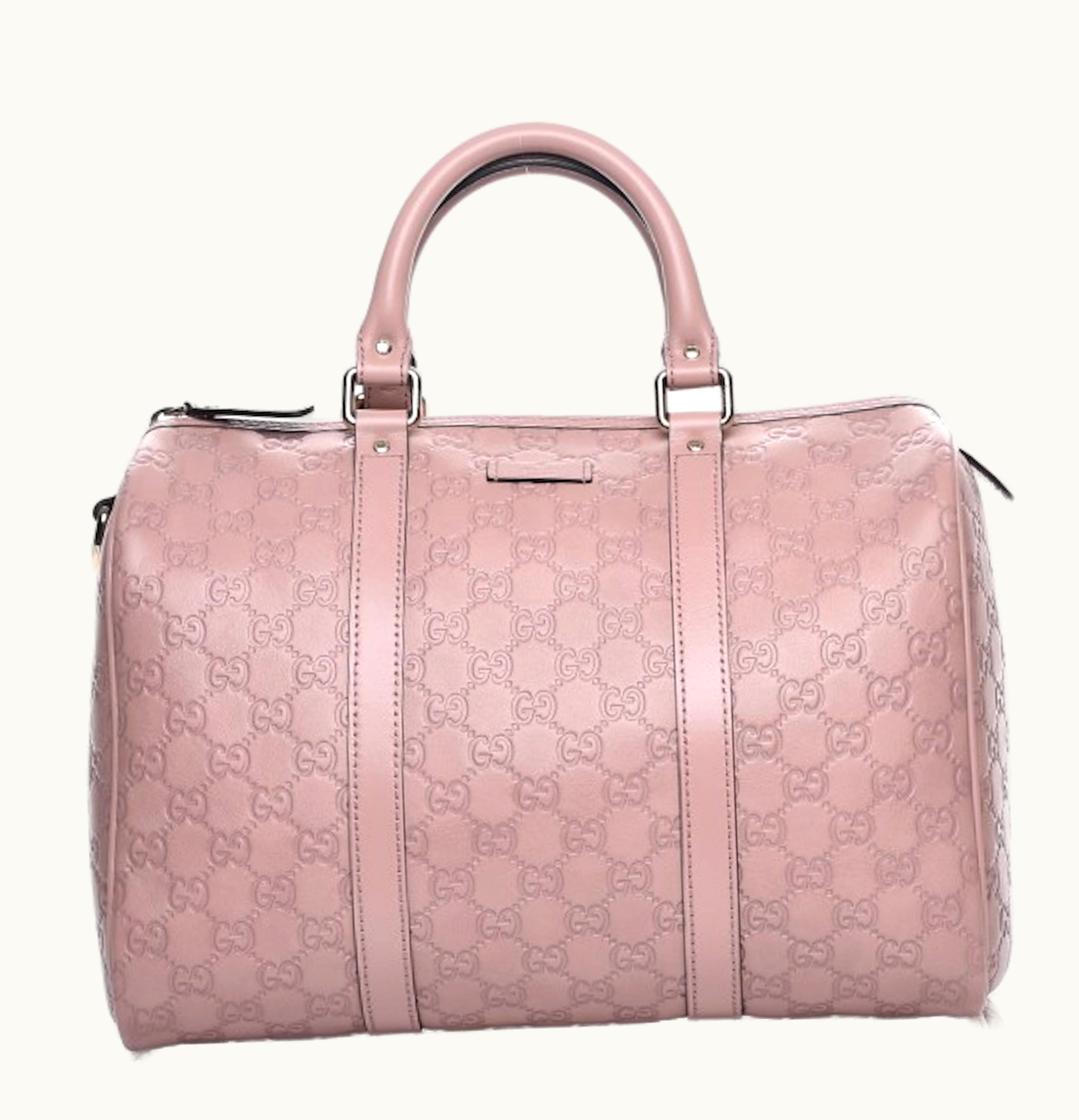 Gucci Gucci Satchel Joy Boston Medium Guccissima Rose Beige