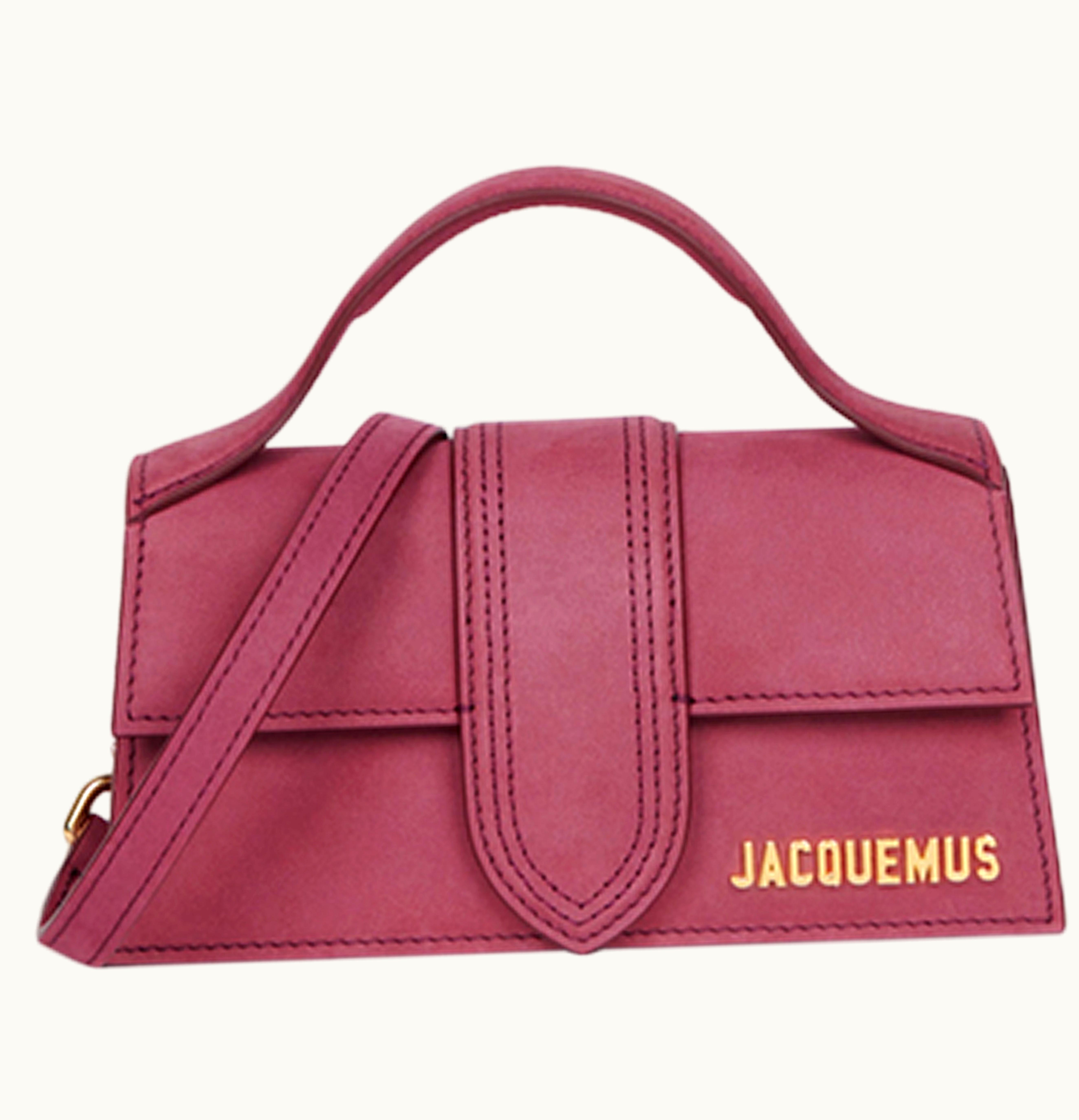 Jacquemus Jacquemus Le Bambino Mini Flap Bag Burgundy