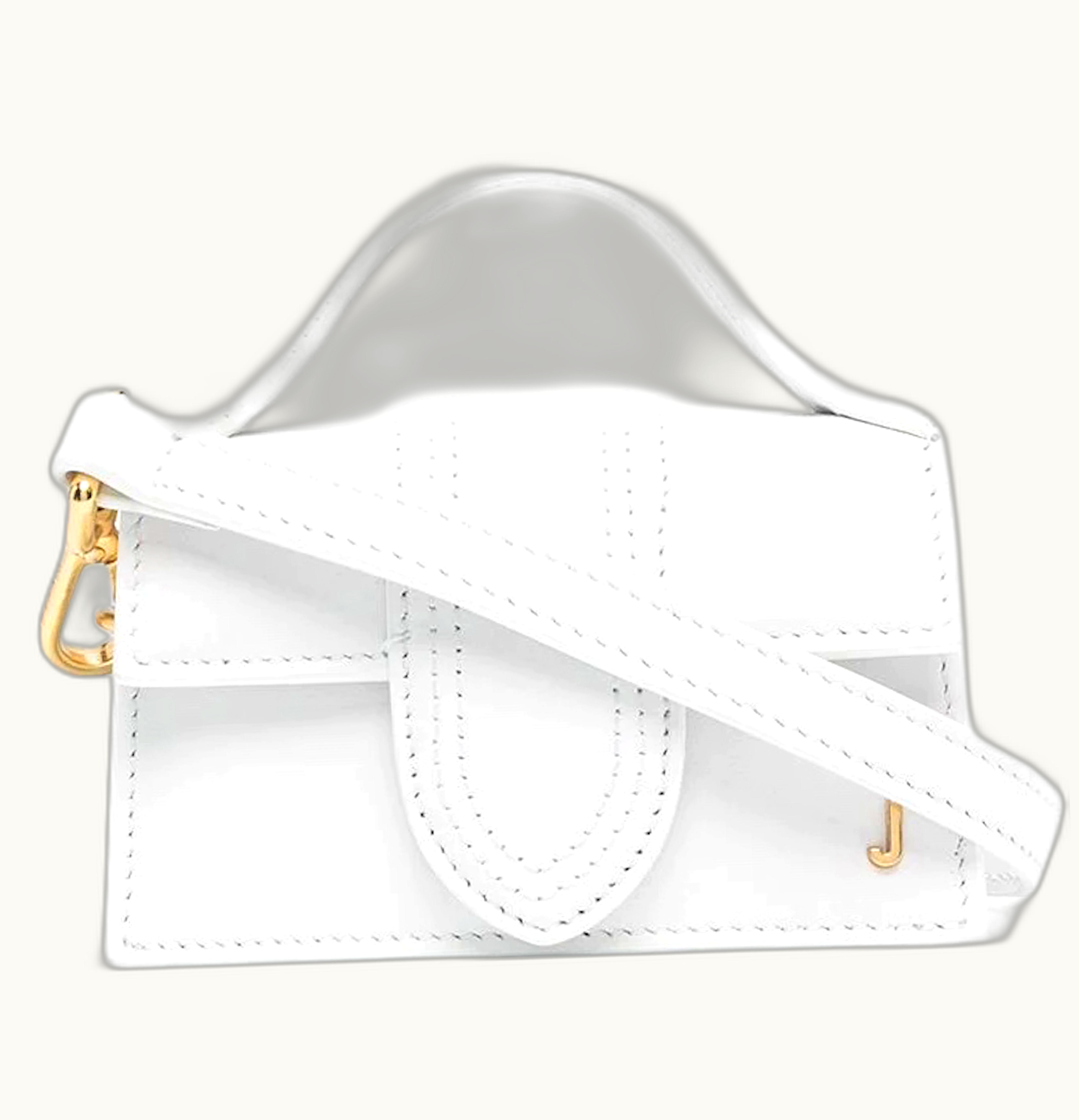 Jacquemus Jacquemus Le Petit Bambino Mini Bag White