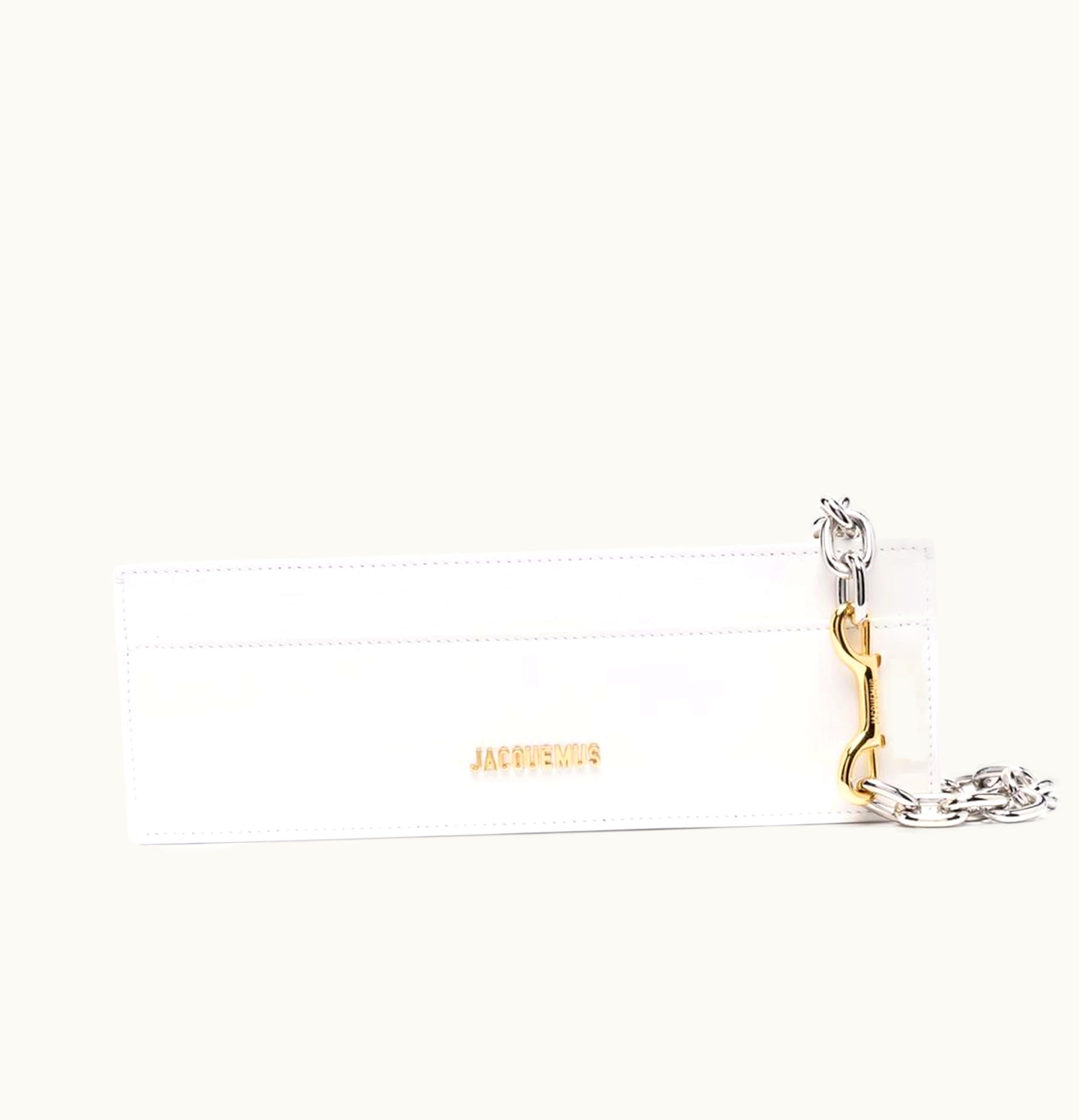 Jacquemus Jacquemus Le Bambino Shoulder Bag Long White