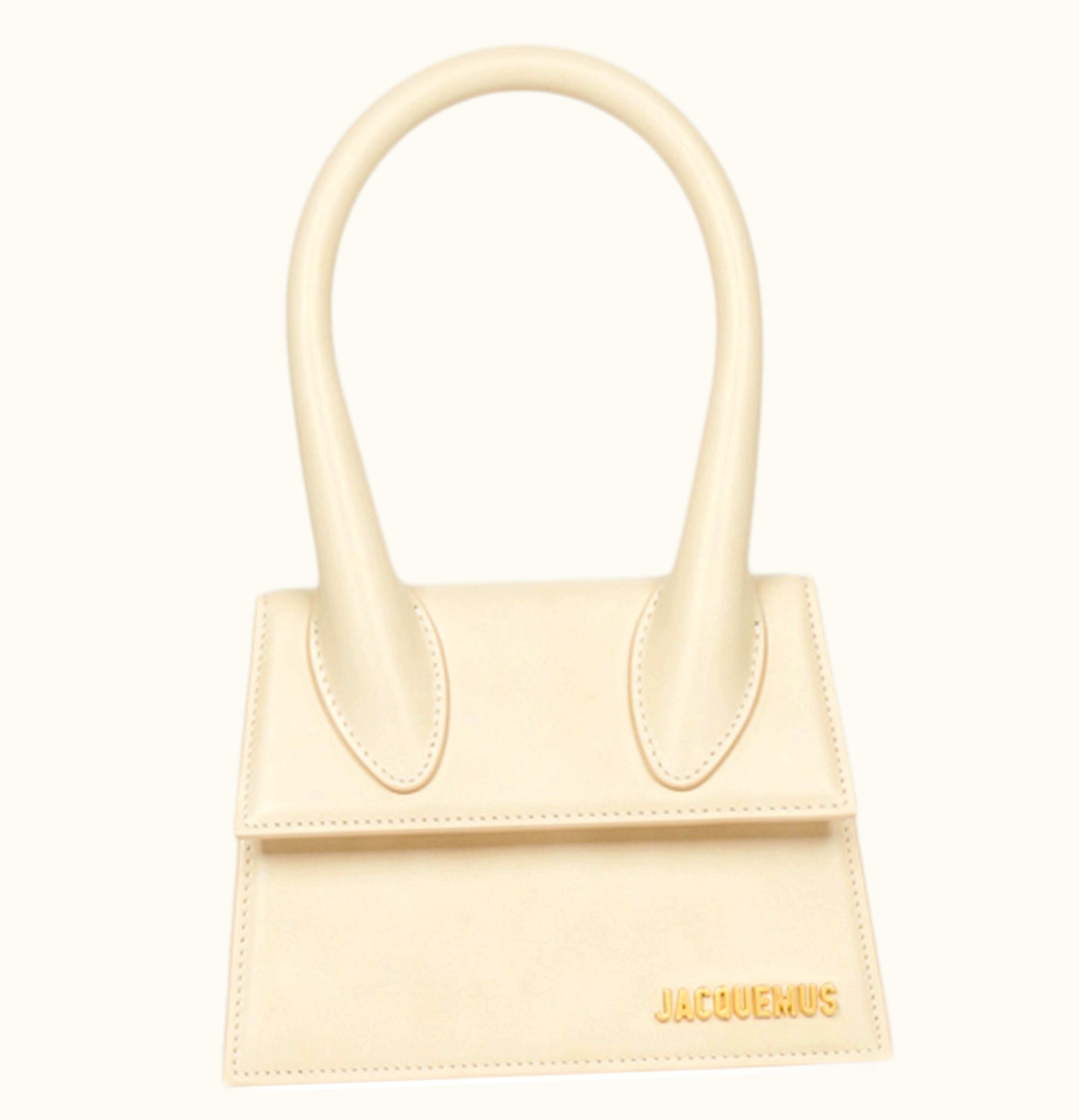 Jacquemus Jacquemus Le Chiquito Moyen Signature Handbag Ivory