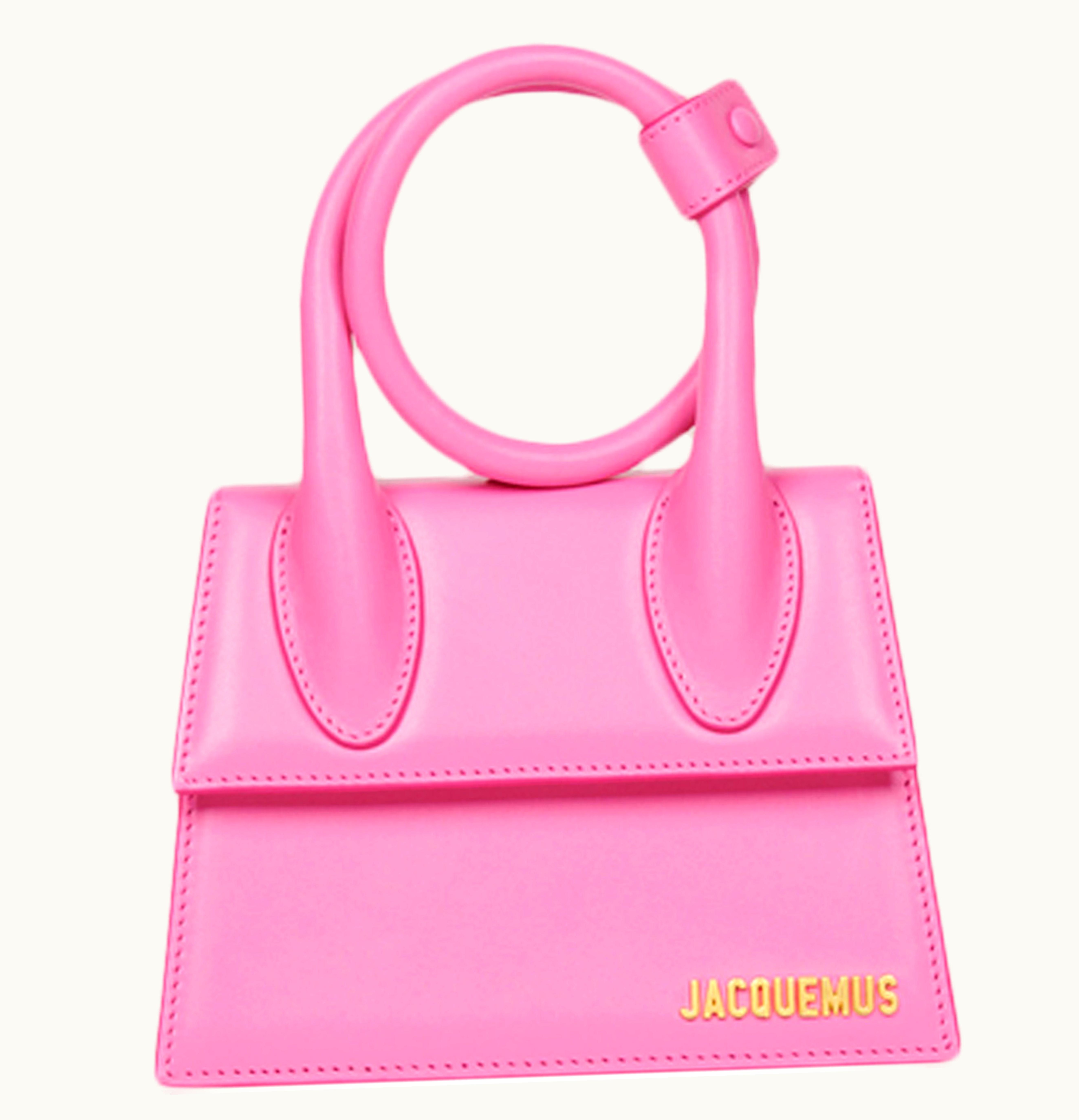 Jacquemus Jacquemus Le Chiquito Noeud Coiled Handbag Pink