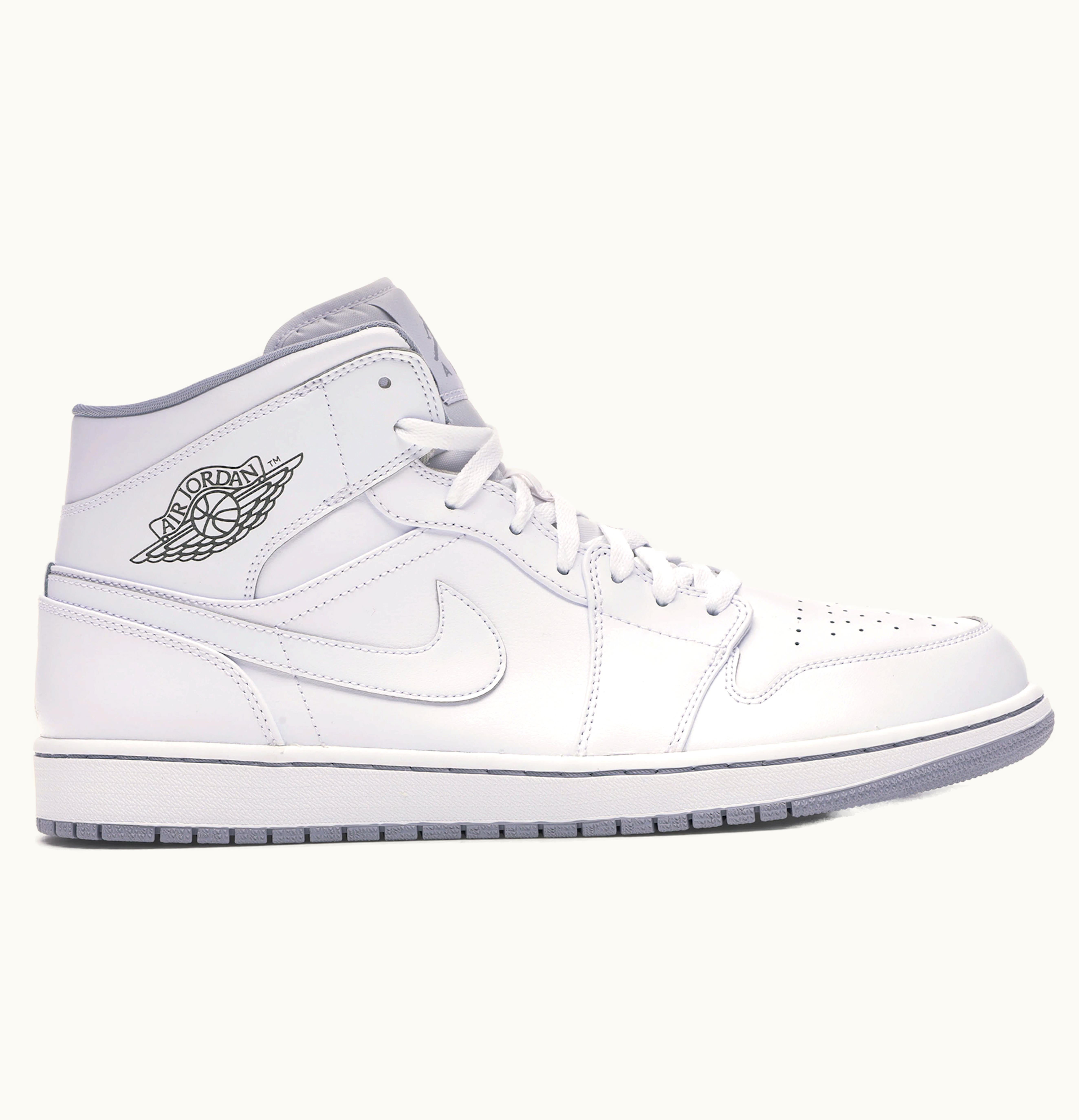 Jordan Air Jordan 1 Mid White Wolf Grey 2016