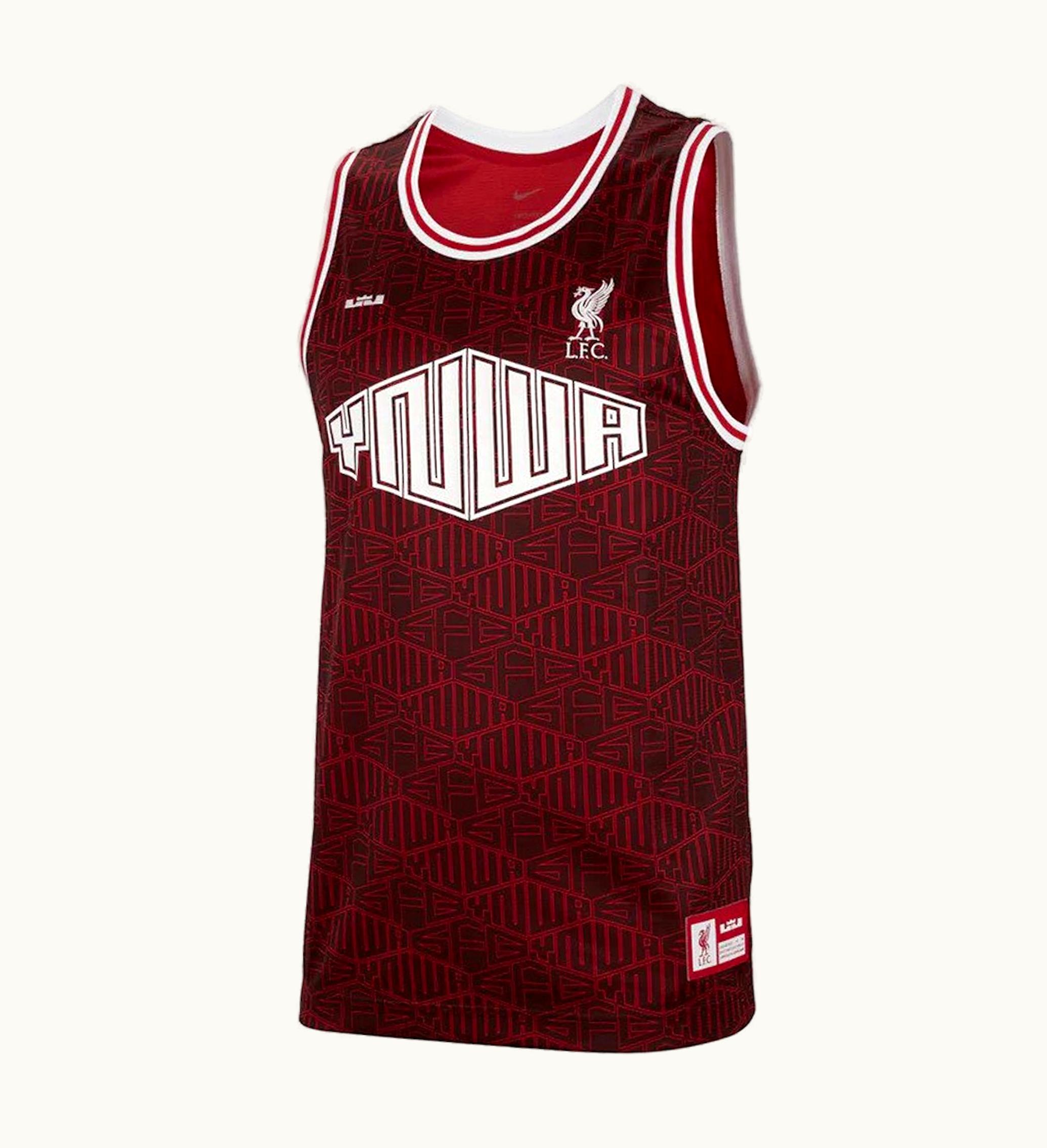 Nike Nike Dna Lebron James Liverpool FC Jersey Black Burgundy White