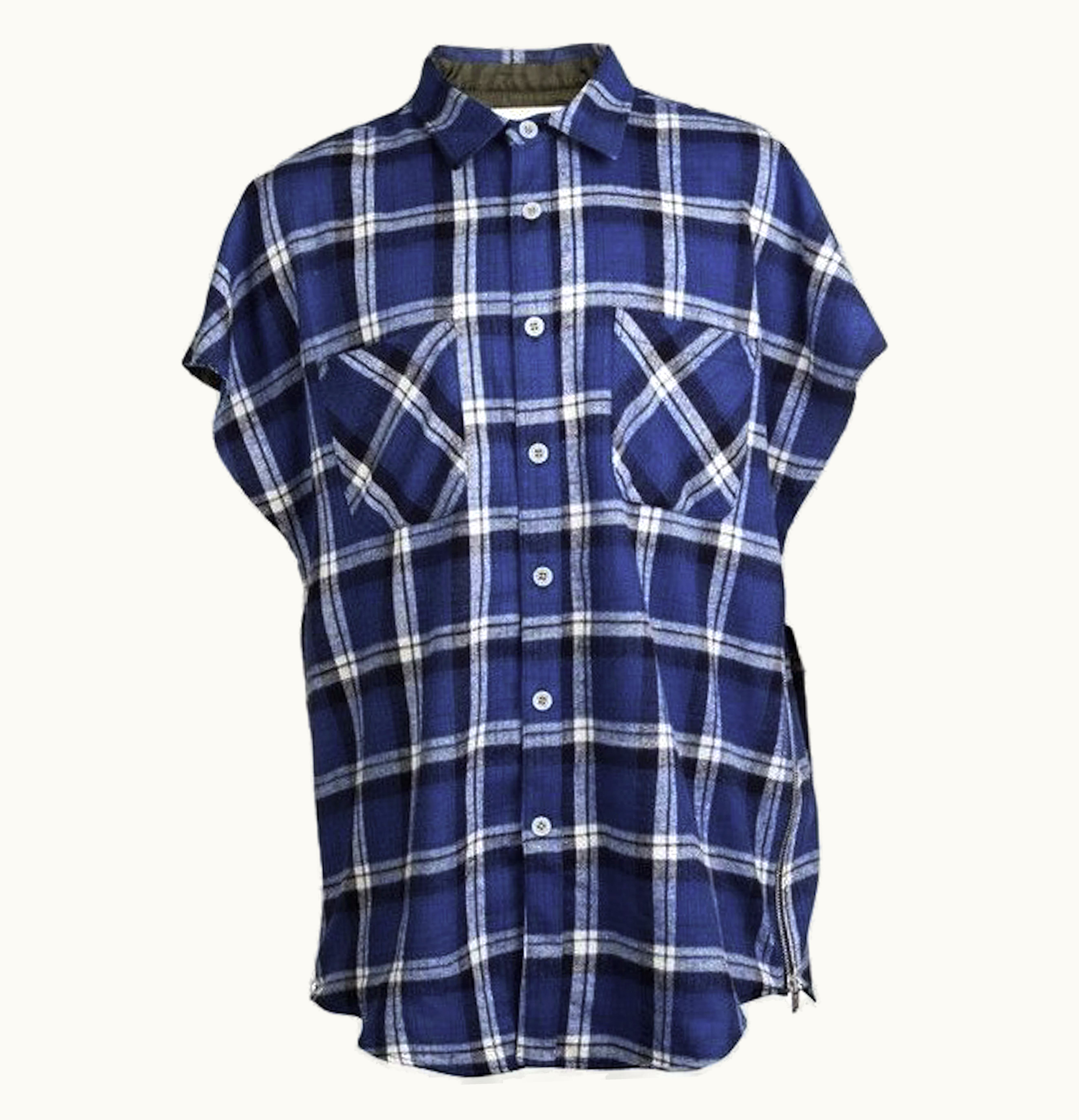 FEAR OF GOD Fear of God Sleeveless Flannel Blue