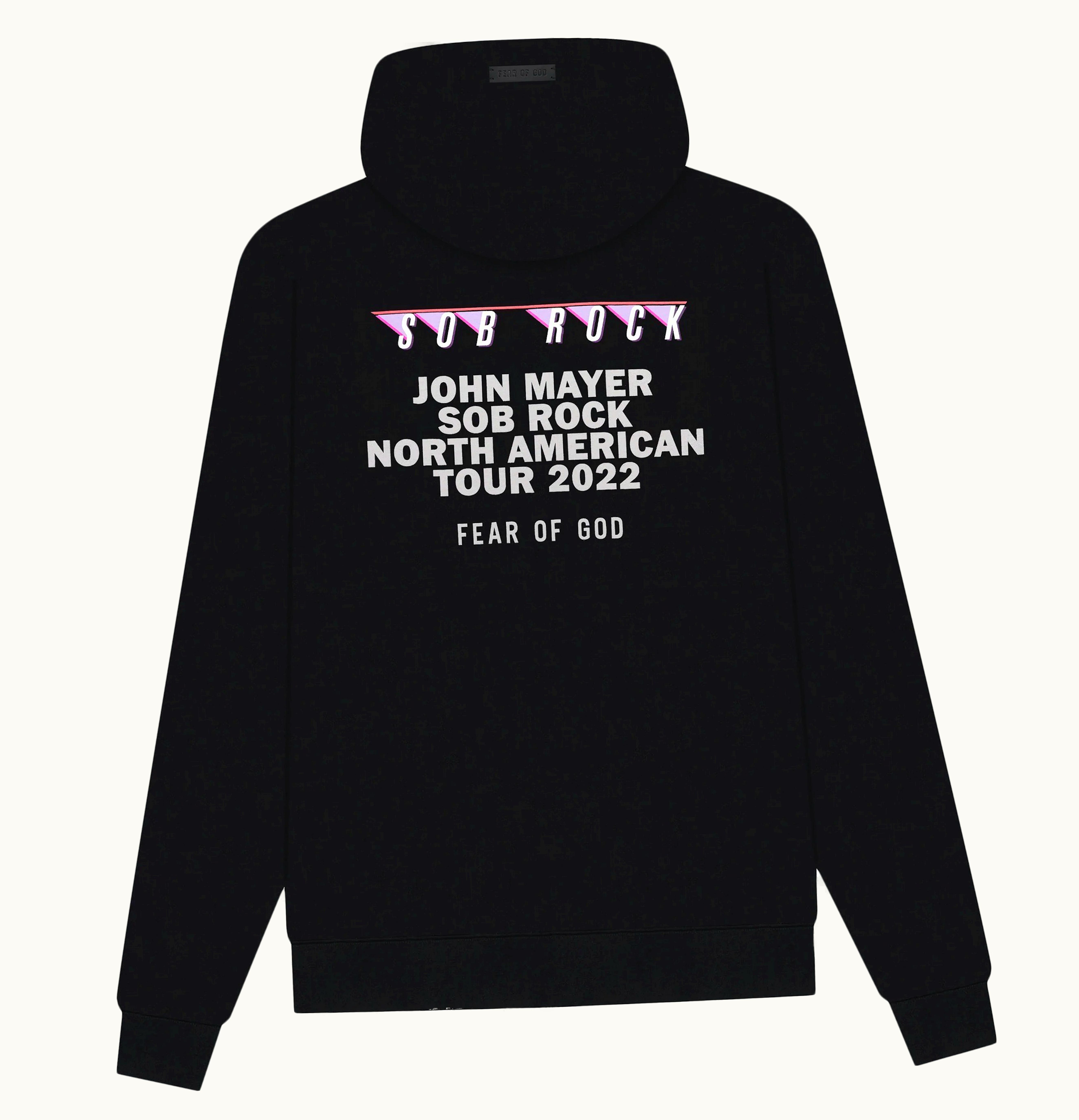FEAR OF GOD Fear of God John Mayer Sob Rock Souvenir Hoodie Black