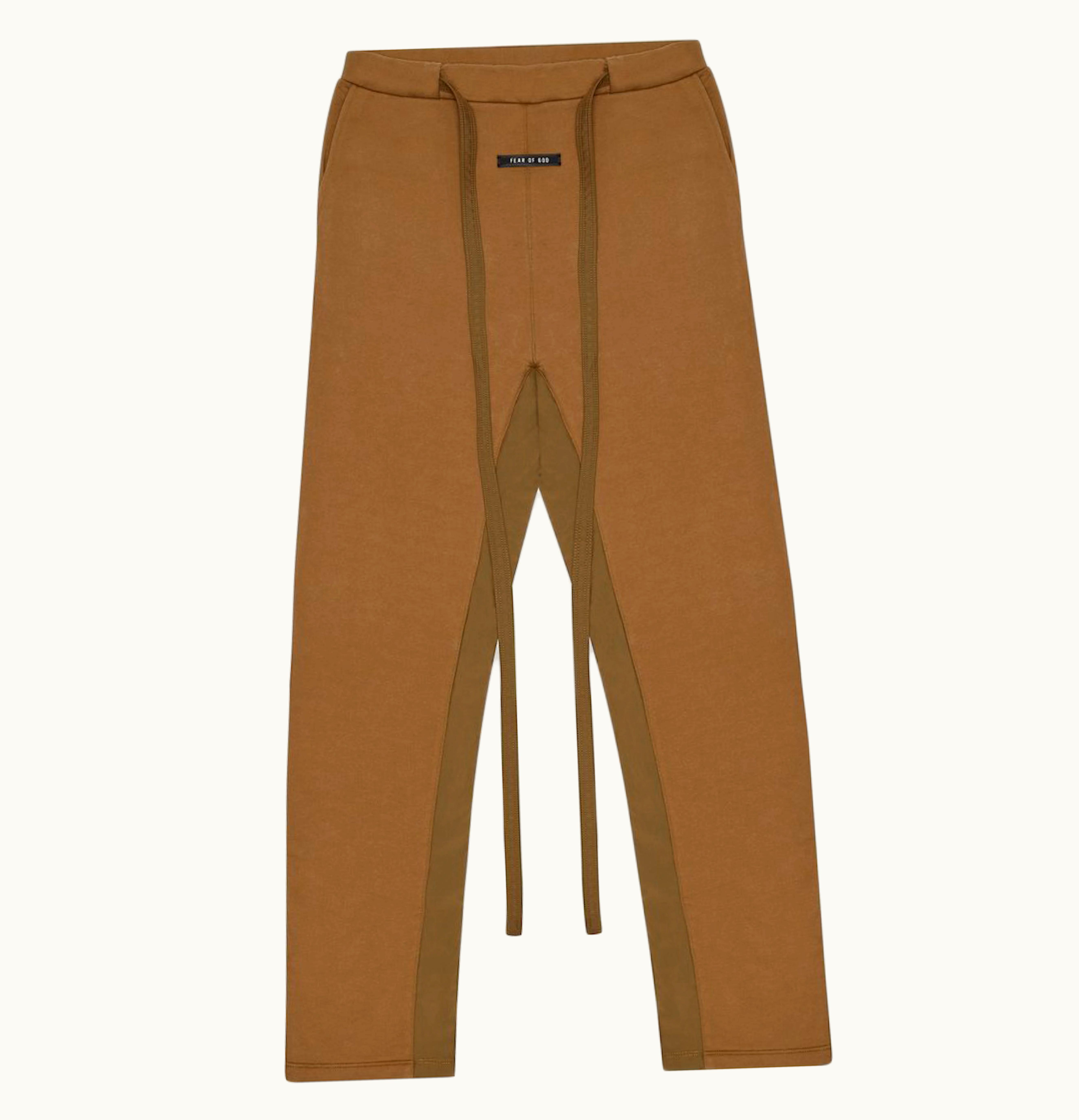 FEAR OF GOD FEAR OF GOD Relaxed Nylon Trimmed Sweatpants Tan Beige