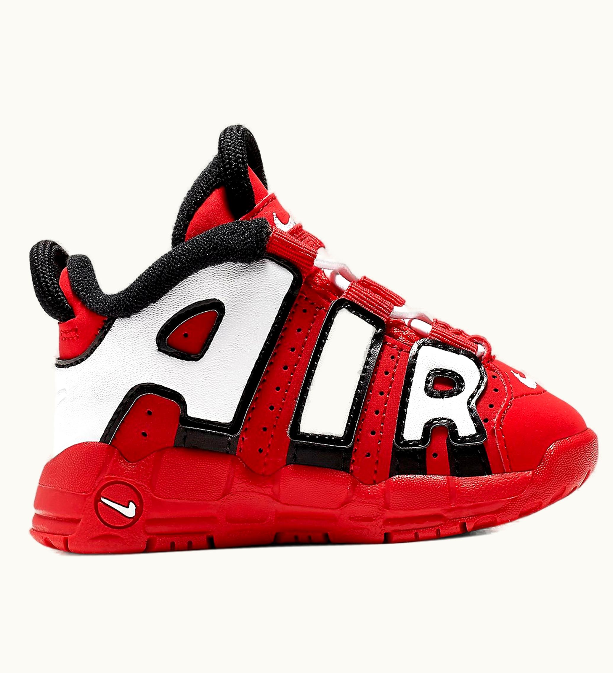 Nike Nike Air More Uptempo University Red Black White Td