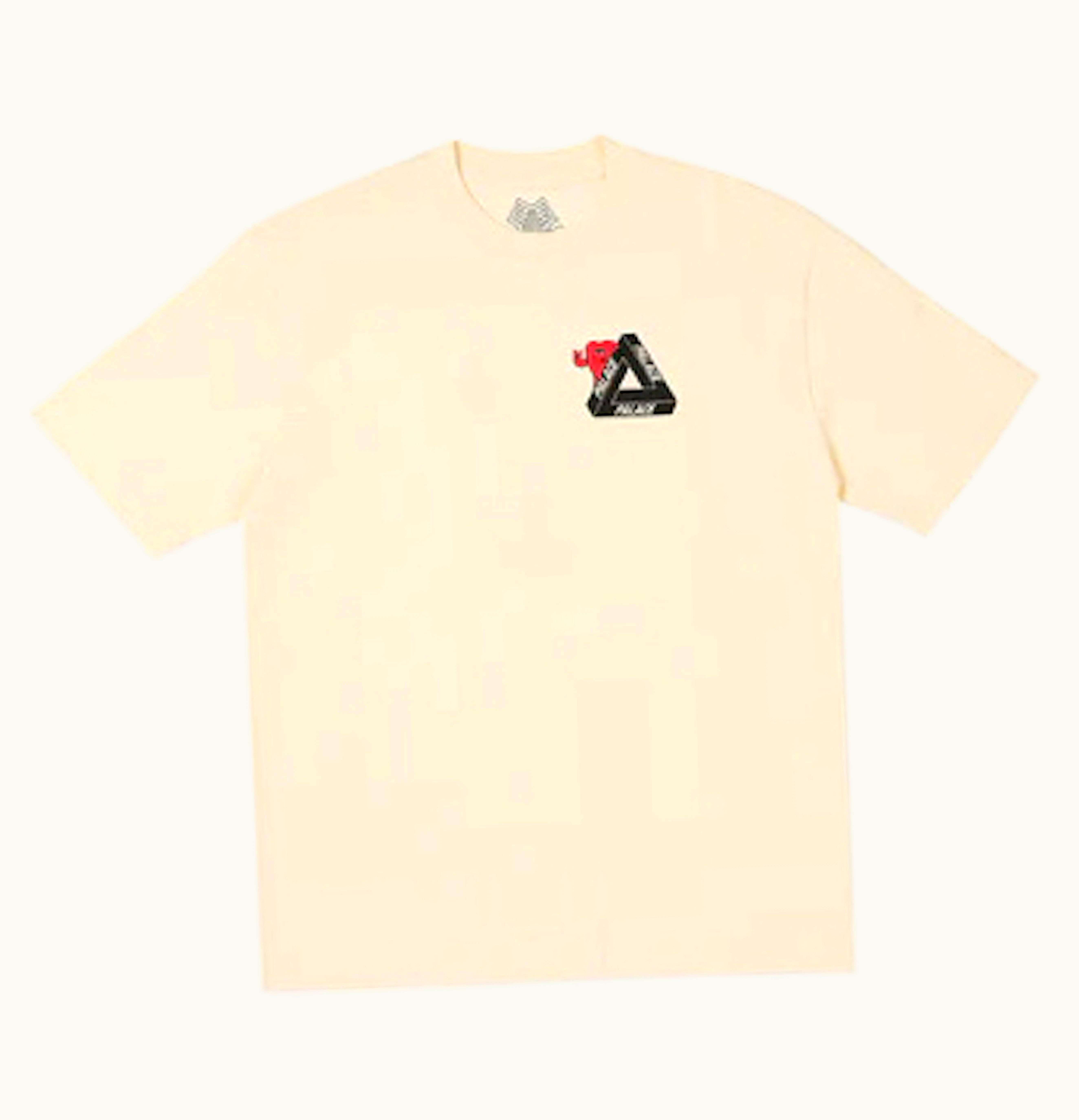 Palace Palace Tri Hearts T Shirt SS24 Soft White