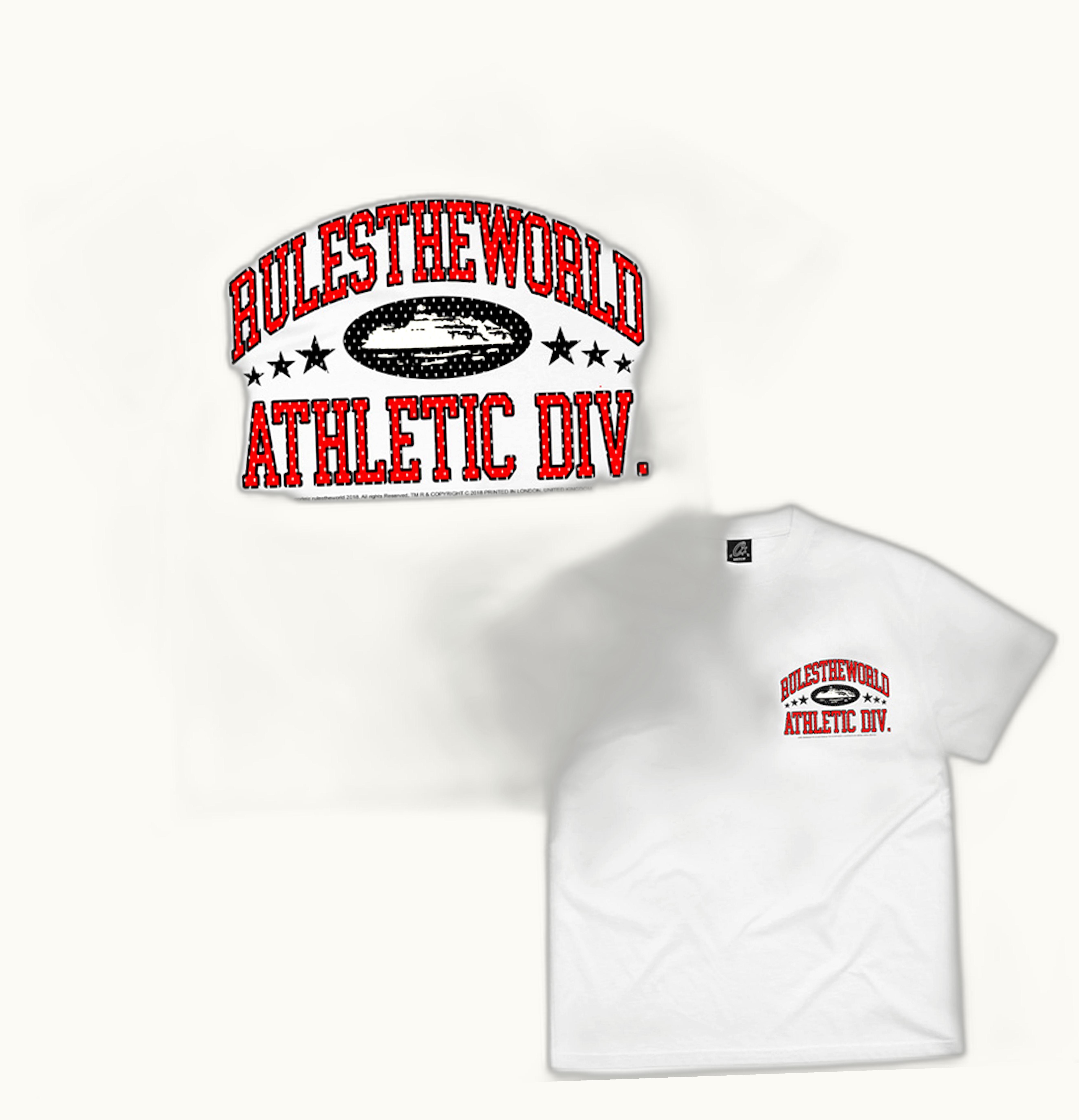 Corteiz Corteiz RTW Athletic Division Tee White Red