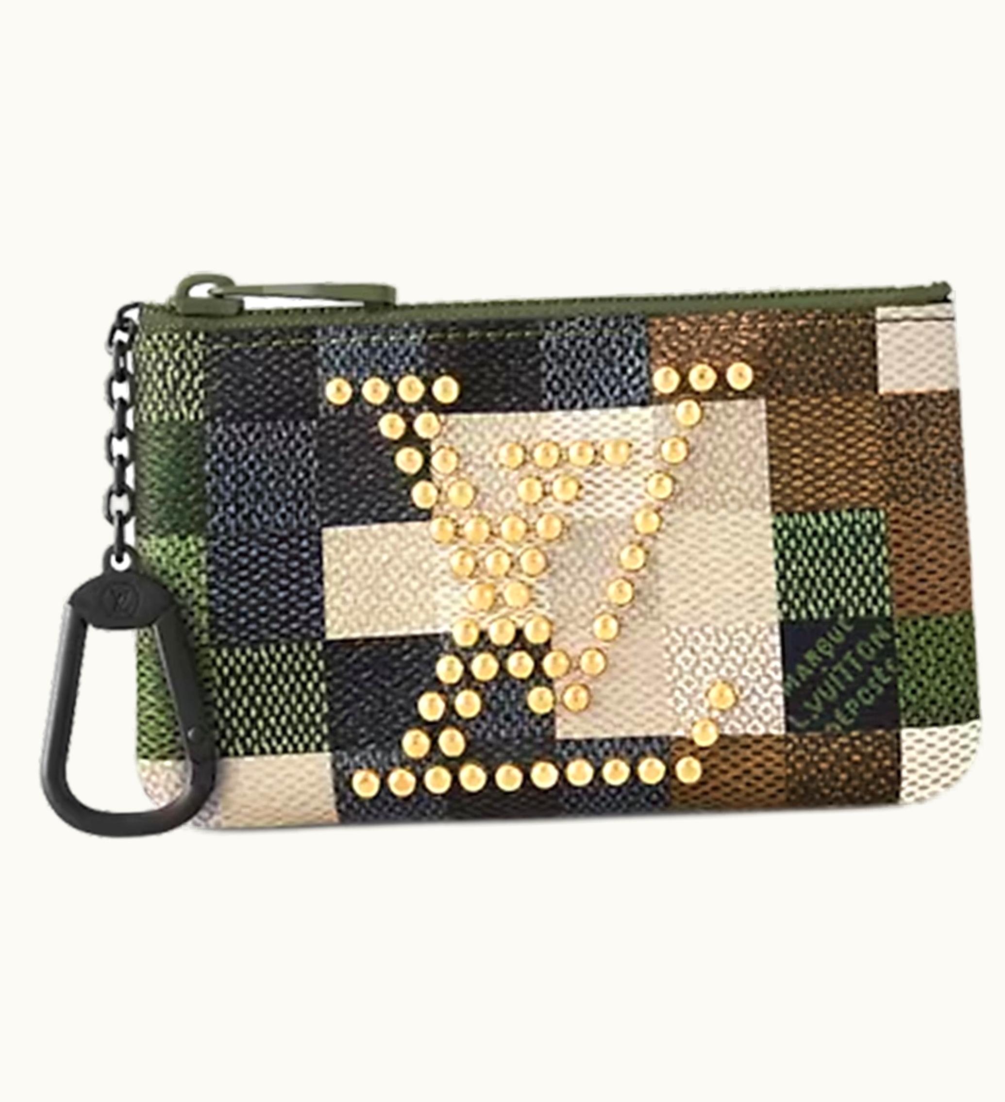 Louis Vuitton Louis Vuitton Pochette Cles Damoflage Green Damoflage Damier
