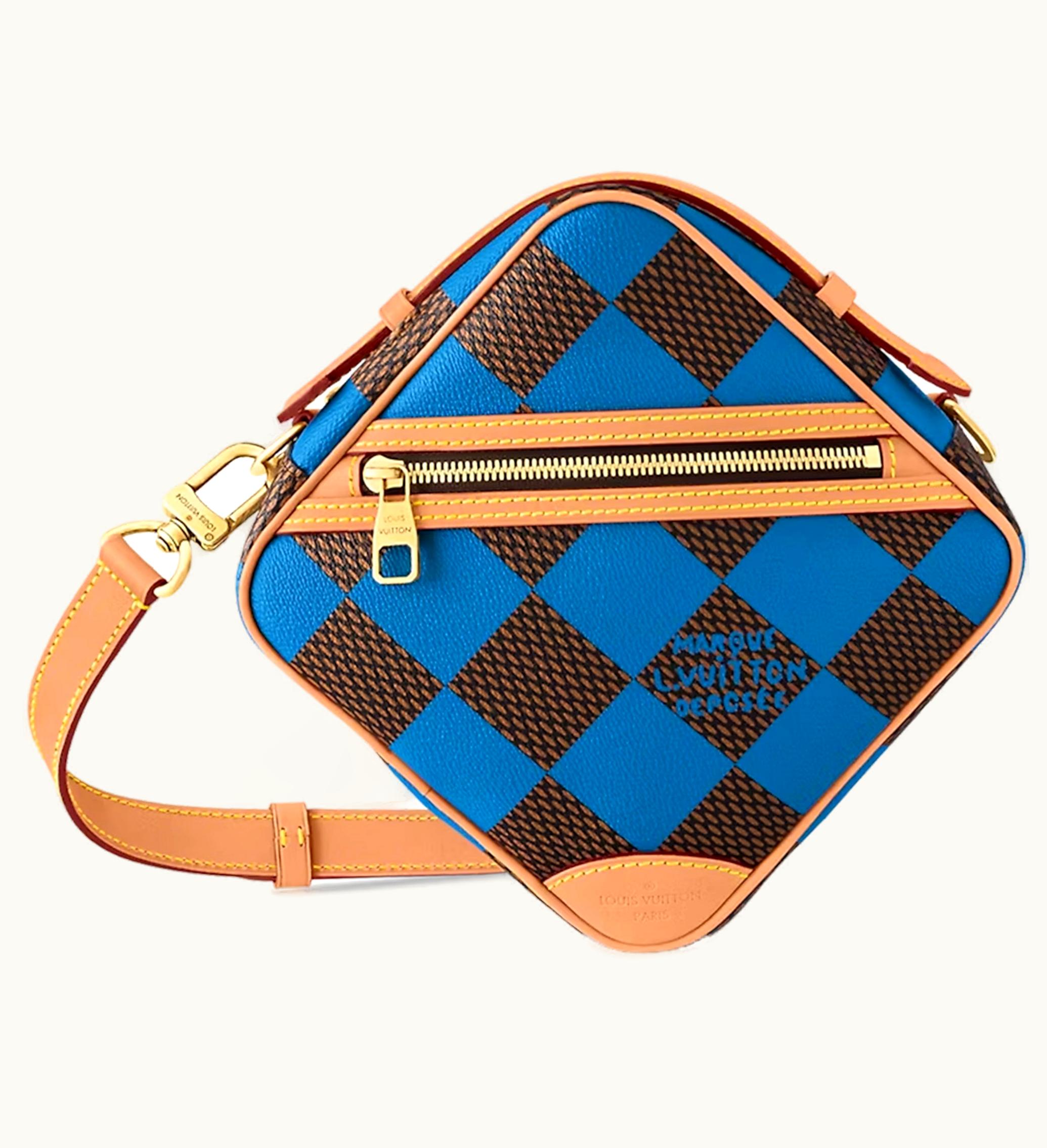 Louis Vuitton Louis Vuitton Chess Messenger Bag Damier Pop Blue