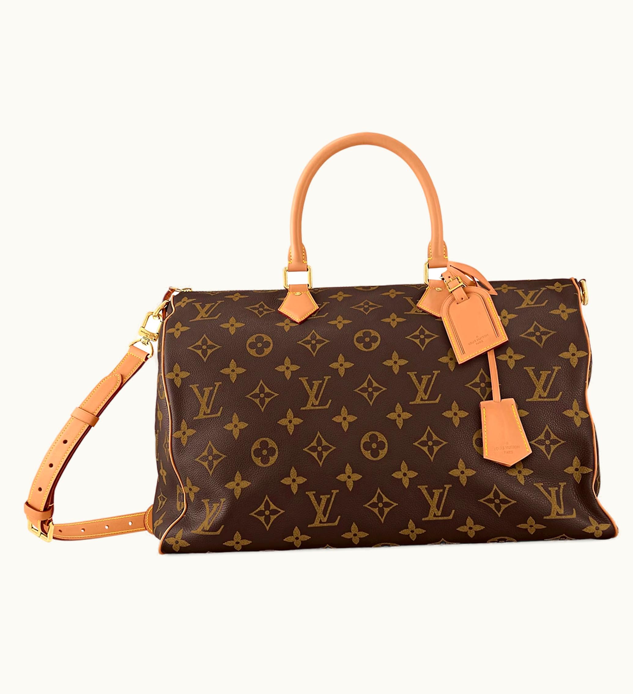 Louis Vuitton Louis Vuitton Speedy 50 Bandouliere Monogram Leather Brown Monogram