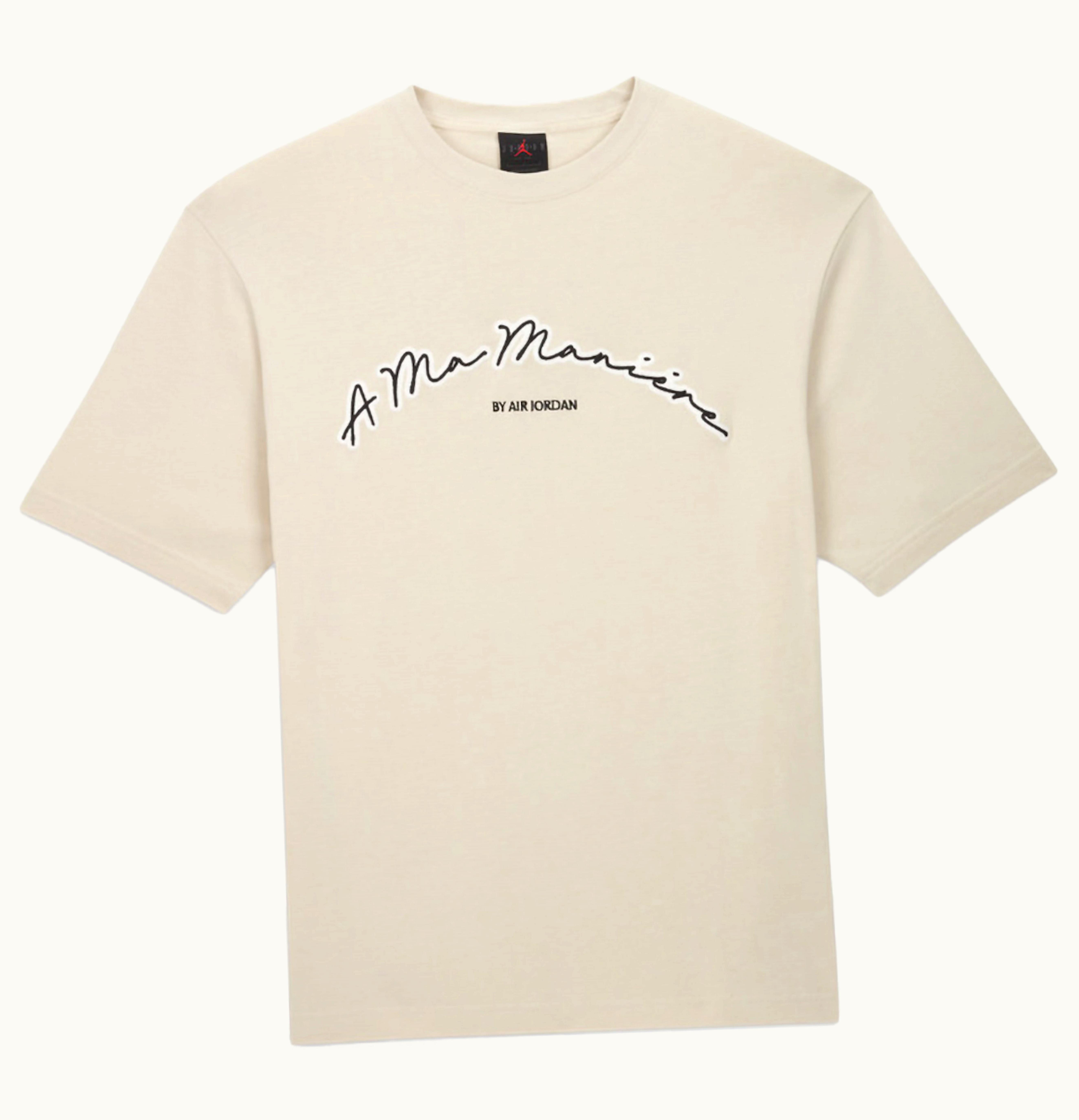 Jordan Jordan X A Ma Maniere T Shirt Light Brown