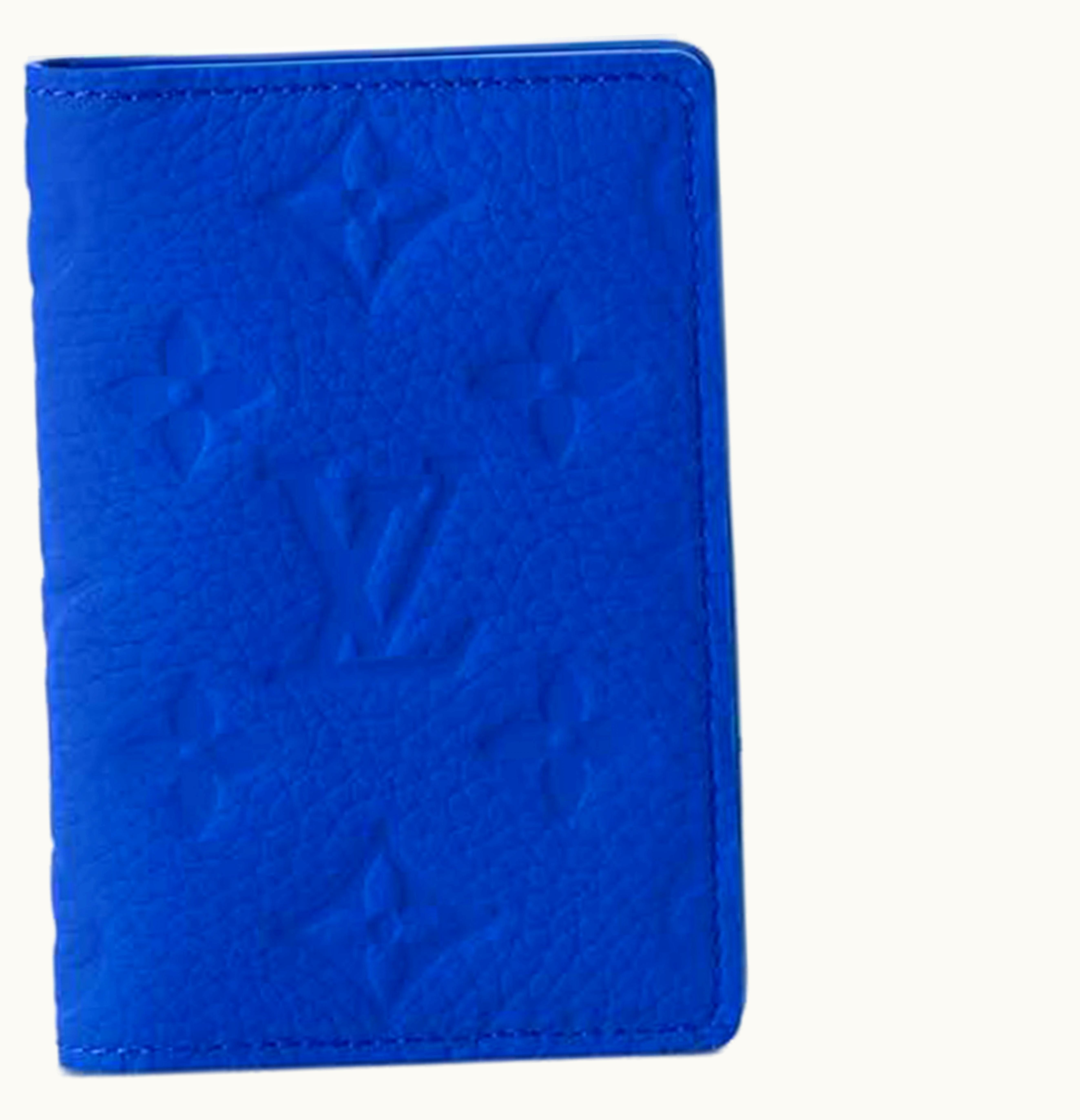 Louis Vuitton Louis Vuitton Pocket Organizer Taurillon Colormania Blue