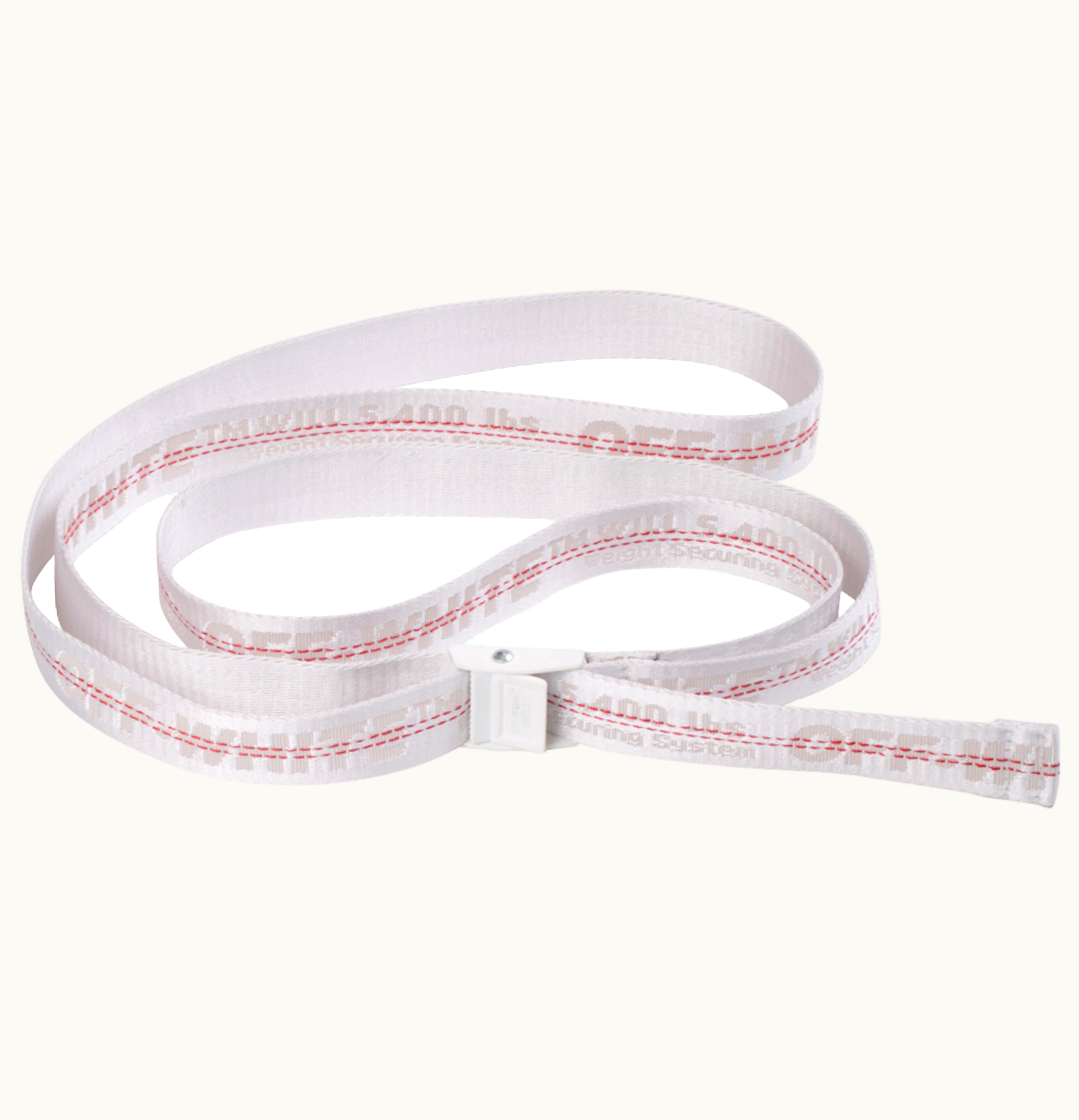 OFF-WHITE OFF WHITE Mini Industrial Belt SS19 White