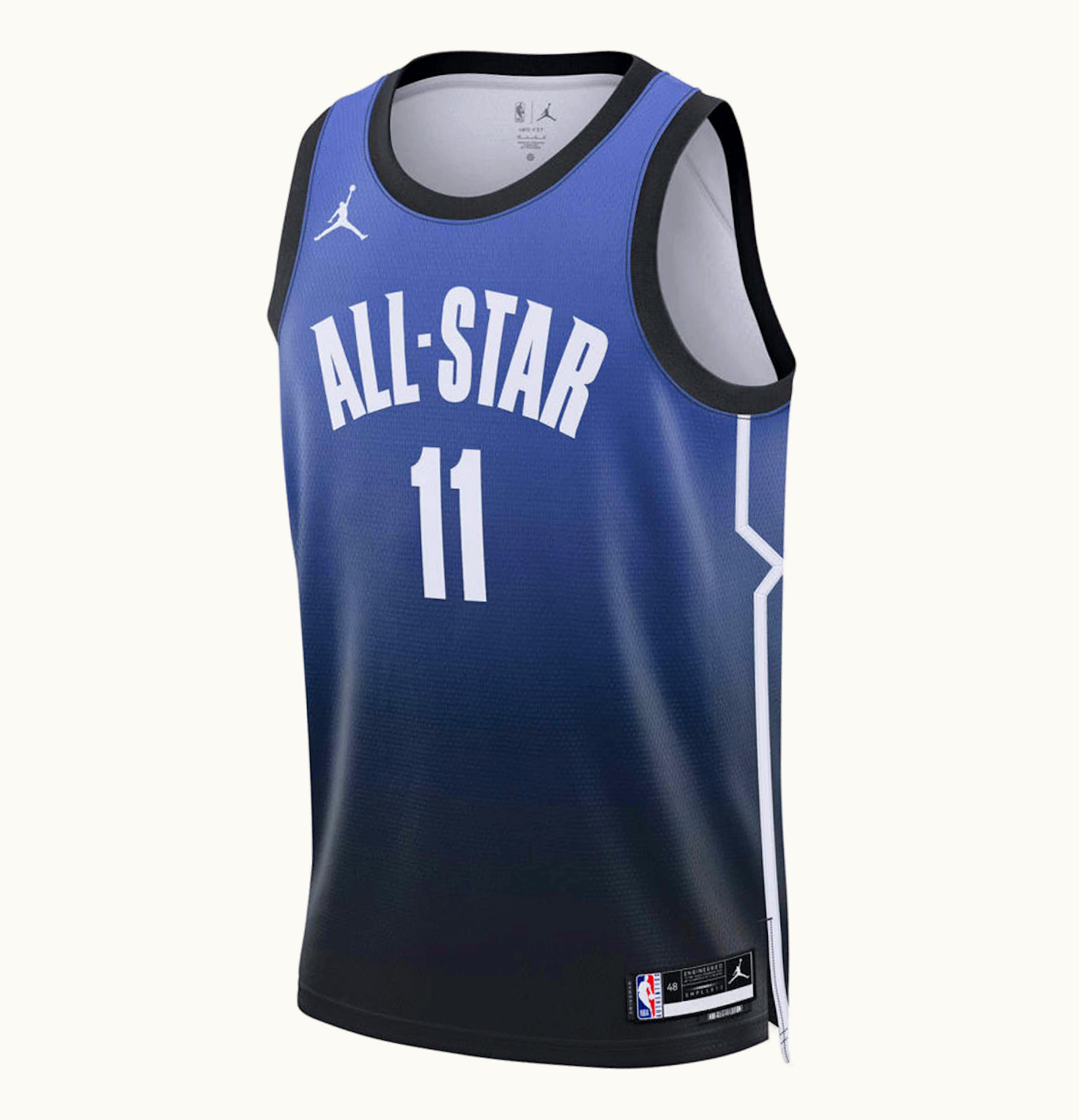 Jordan NBA Kyrie Irving 2023 All Star Edition Jersey Blue Black