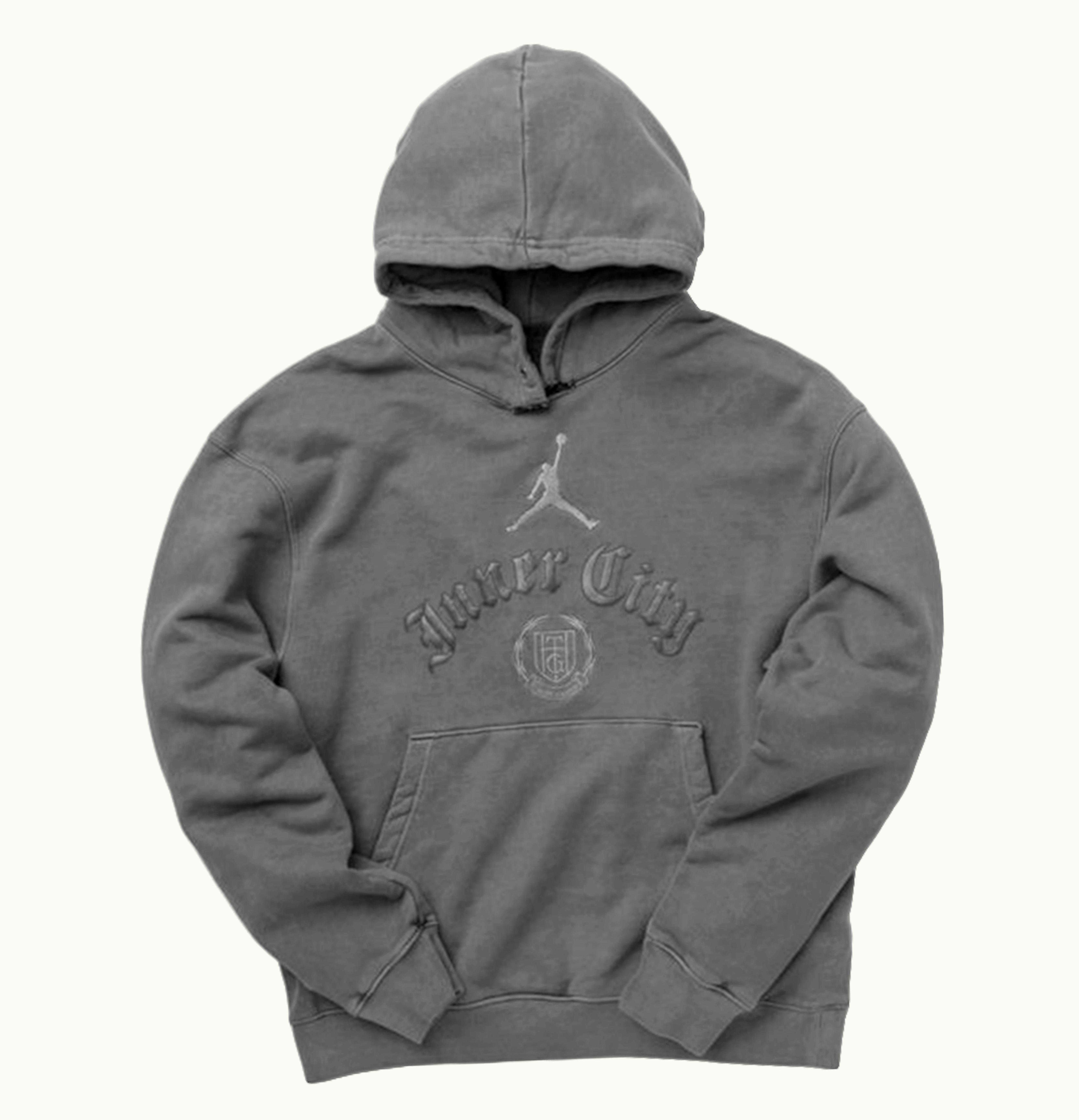 Jordan X Russell Westbrook X Honor The Gift Pullover Hoodie Cream II Grey Heather Off Noir