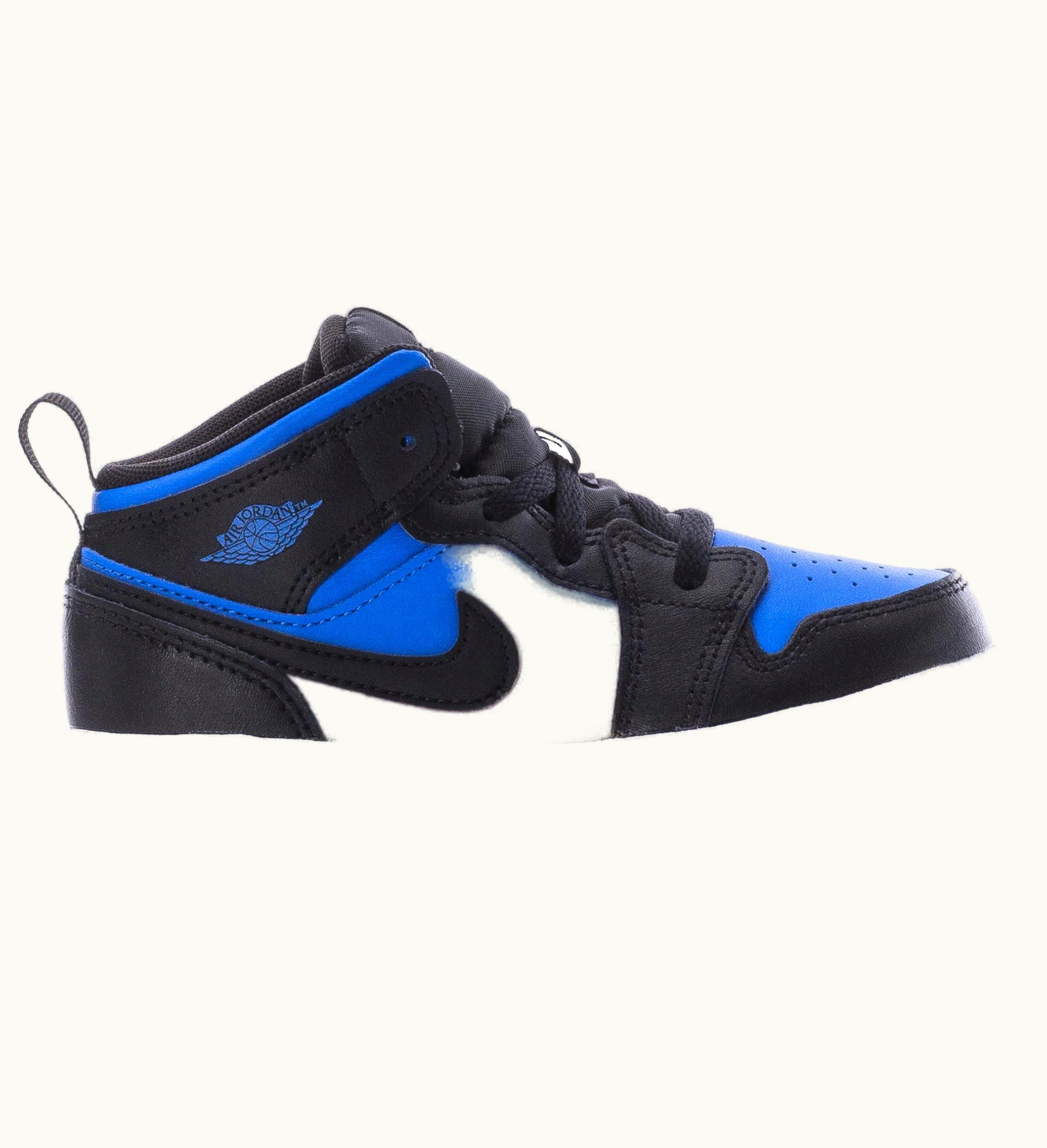 Jordan Air Jordan 1 Mid Black Royal Blue Td