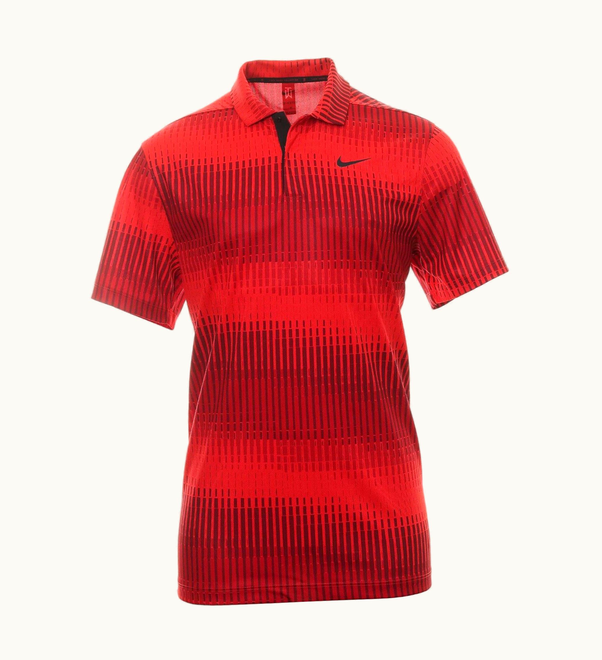Nike Nike Tiger Woods Dri Fit Adv T Shirt Red Black