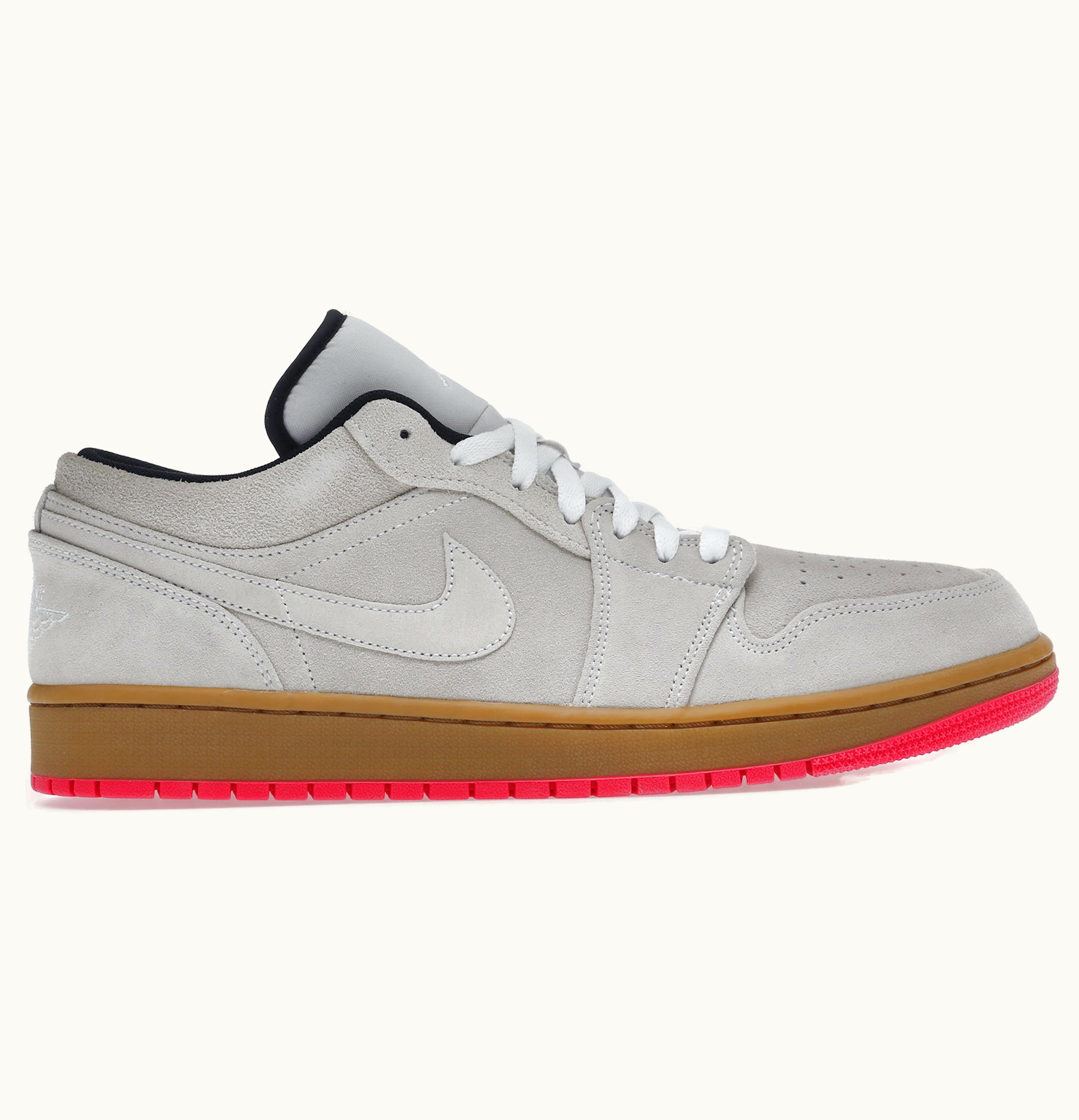 Jordan Air Jordan 1 Low White Gum Hyper Pink