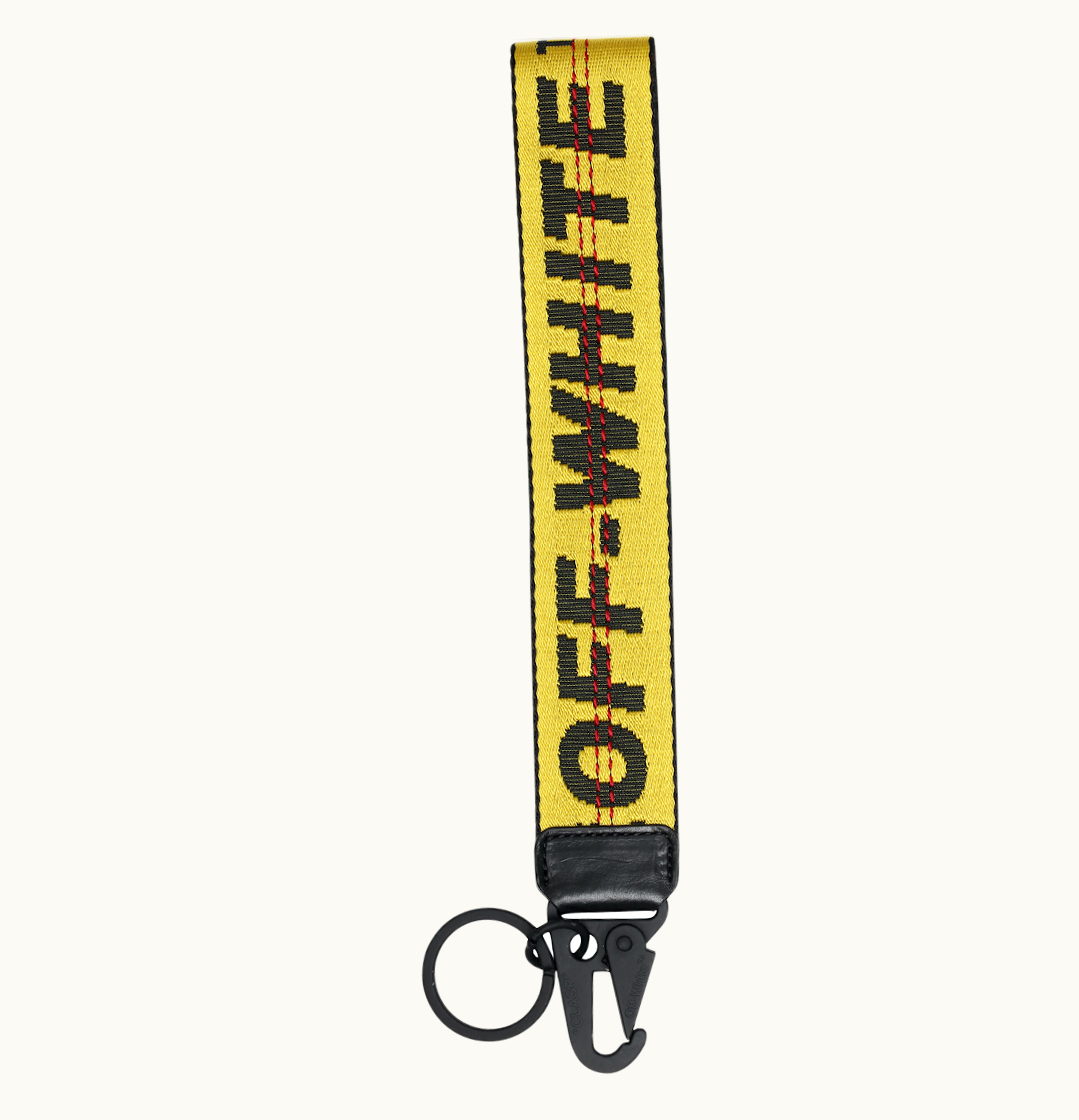 OFF-WHITE OFF WHITE Industrial Keychain SS19 Yellow Black