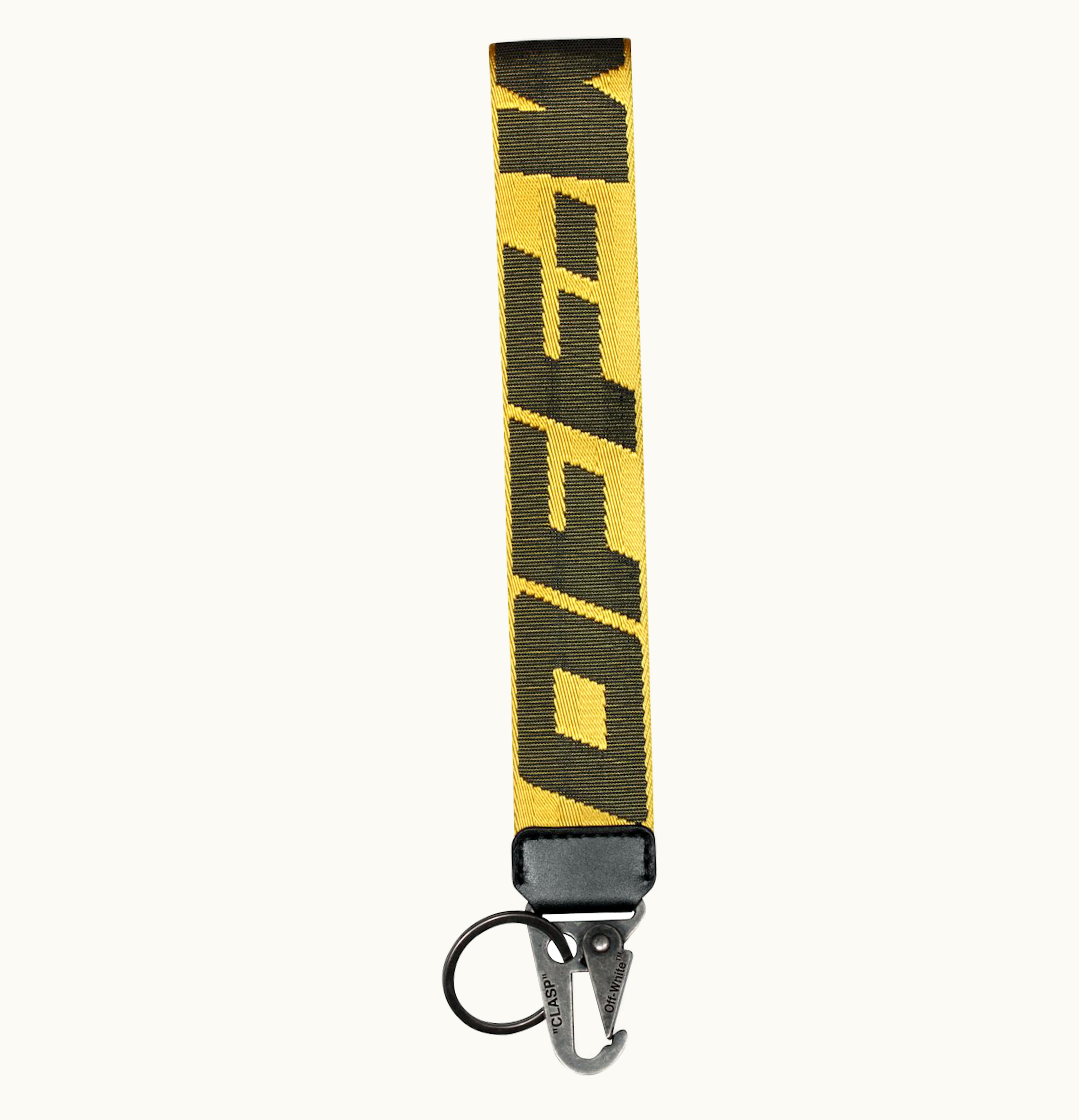 OFF-WHITE OFF WHITE 20 Industrial Keychain Yellow Black