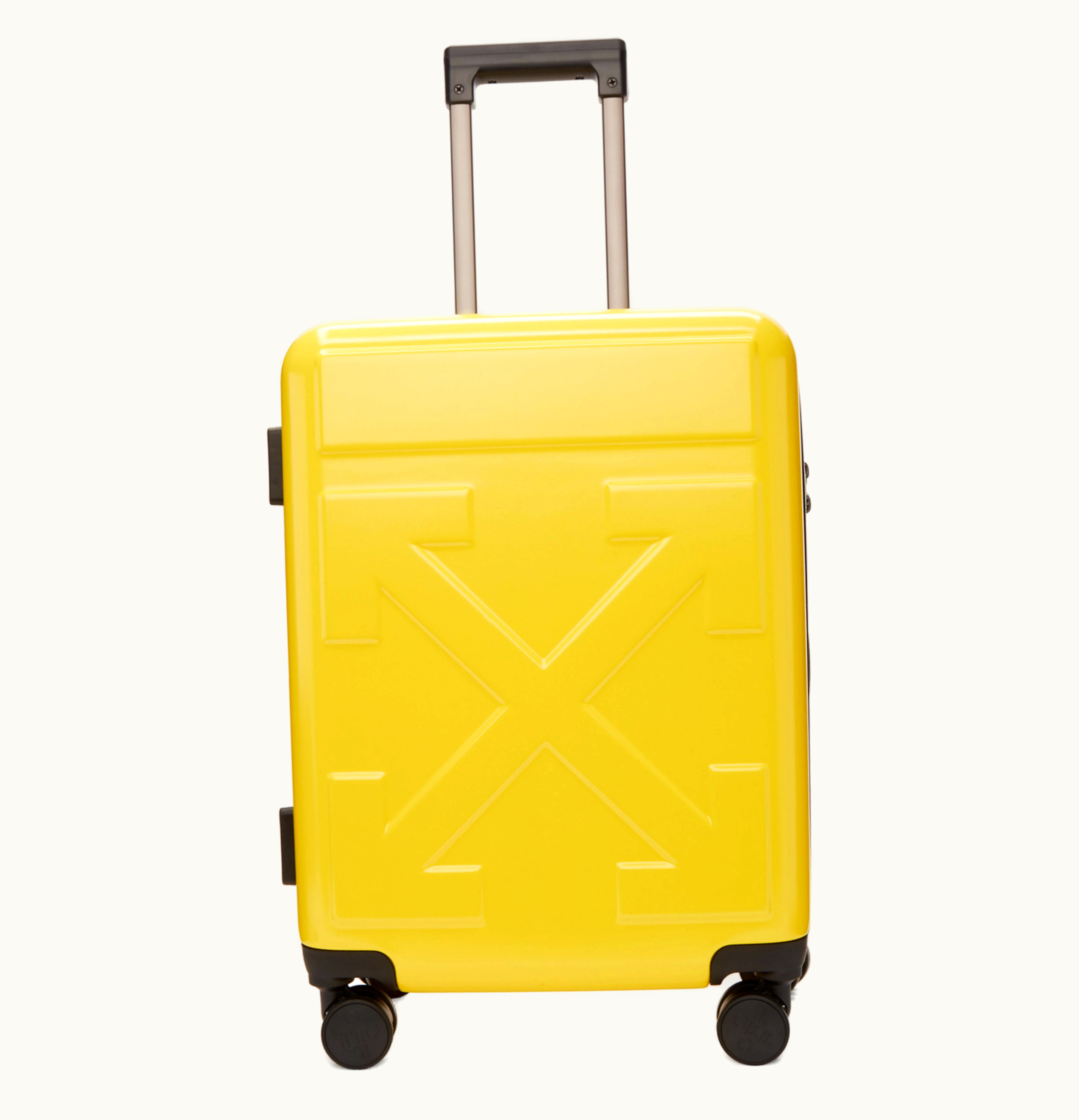 OFF-WHITE OFF WHITE Quote Luggage For TRAVEL Yellow