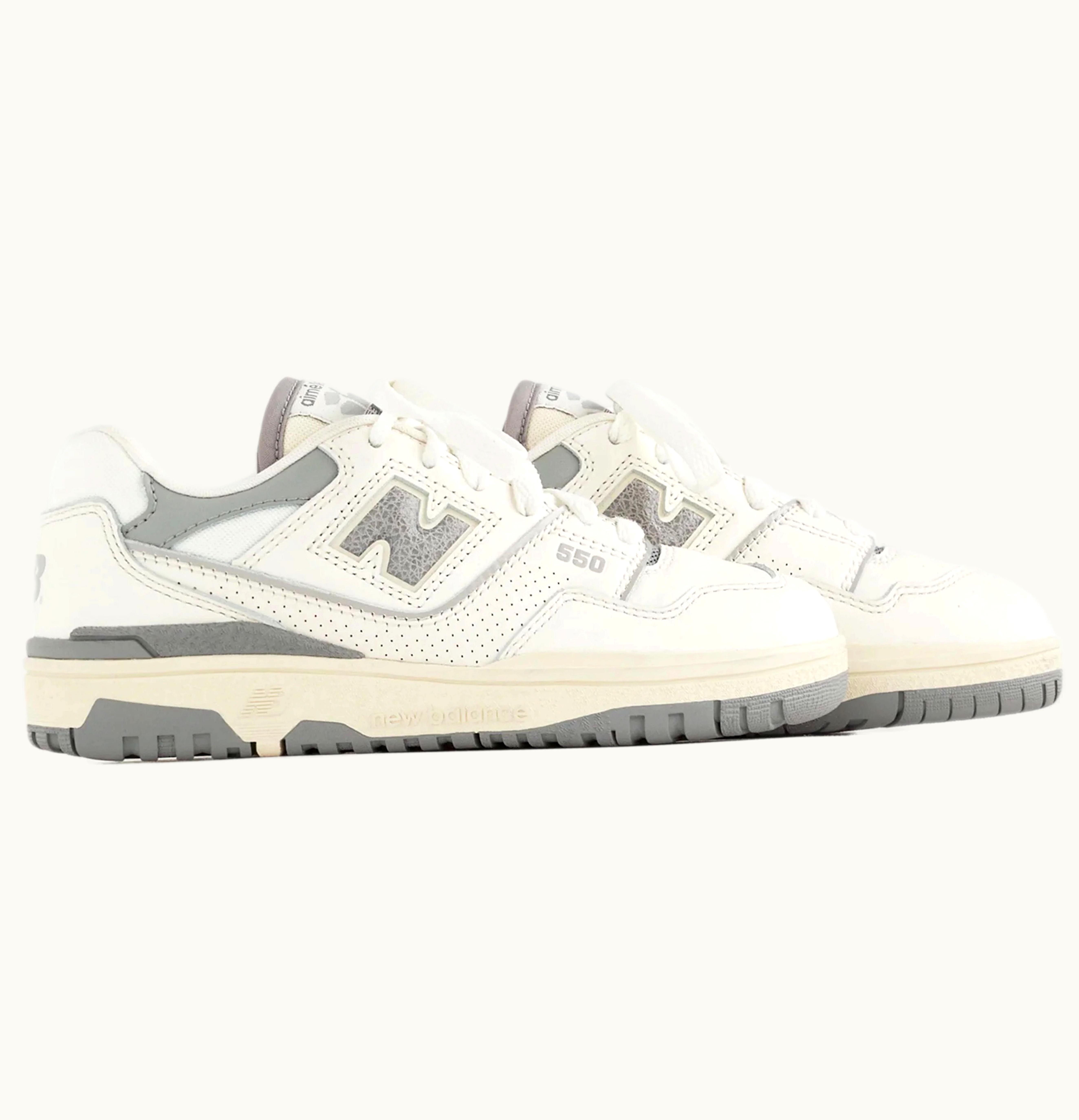 New Balance New Balance 550 Aime Leon Dore White Grey Ps