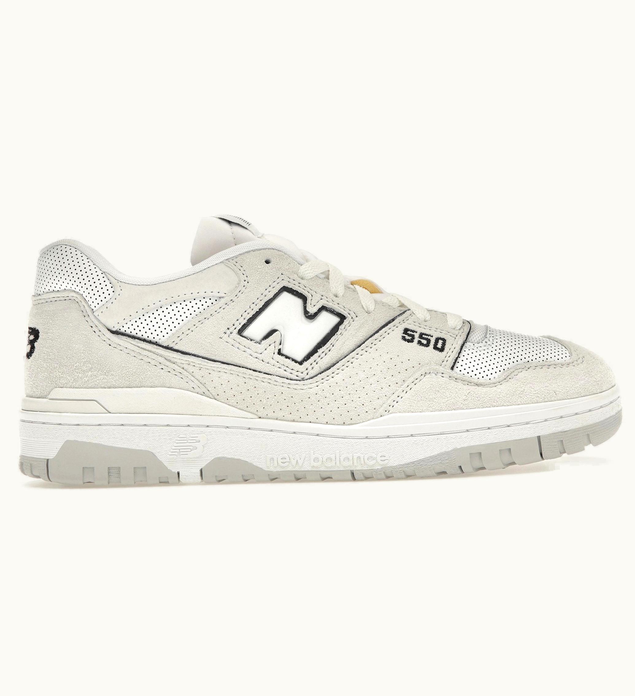 New Balance New Balance 550 White Perforated Leather Black