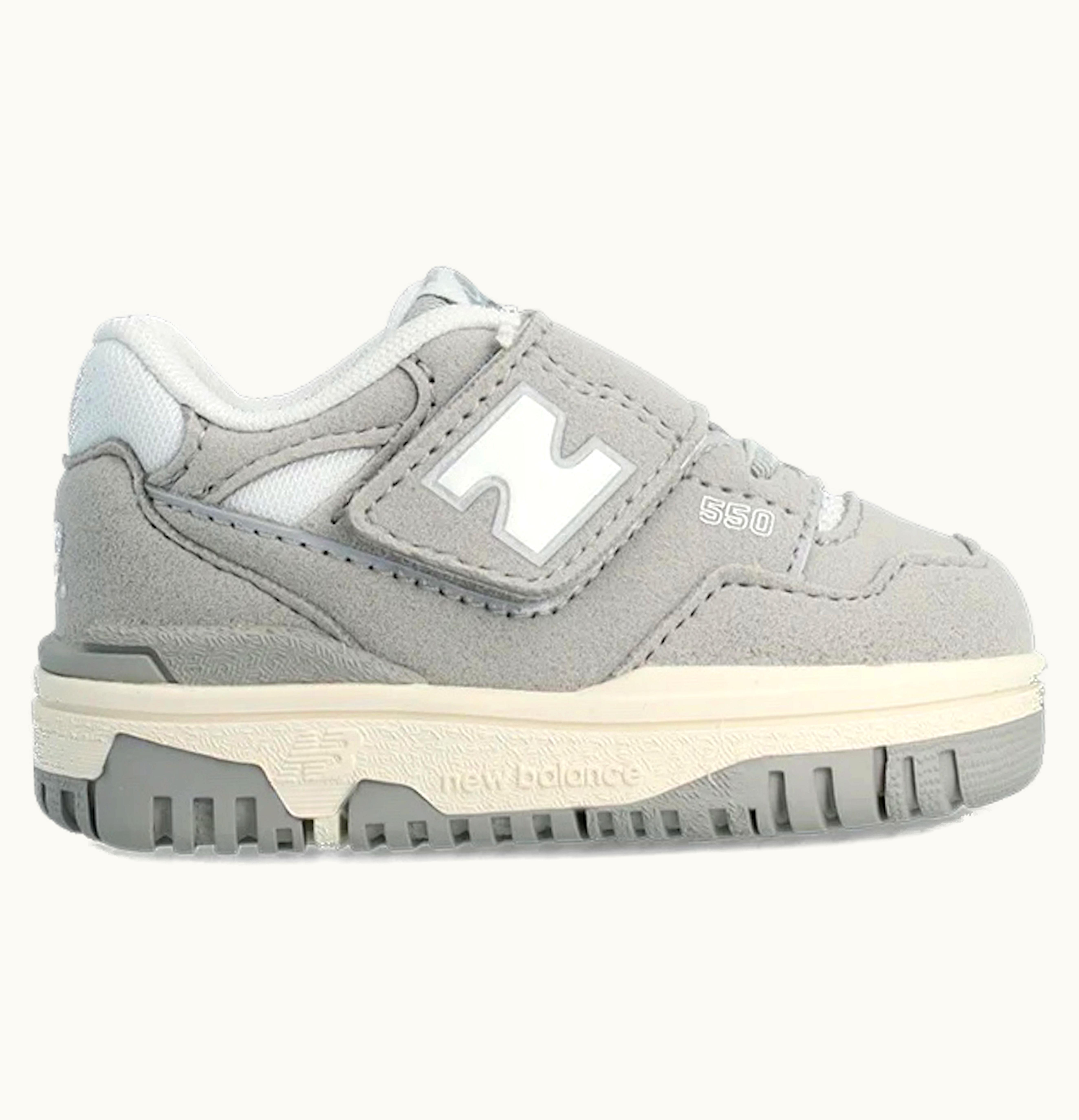 New Balance New Balance 550 Bungee Lace Strap Concrete Suede Td