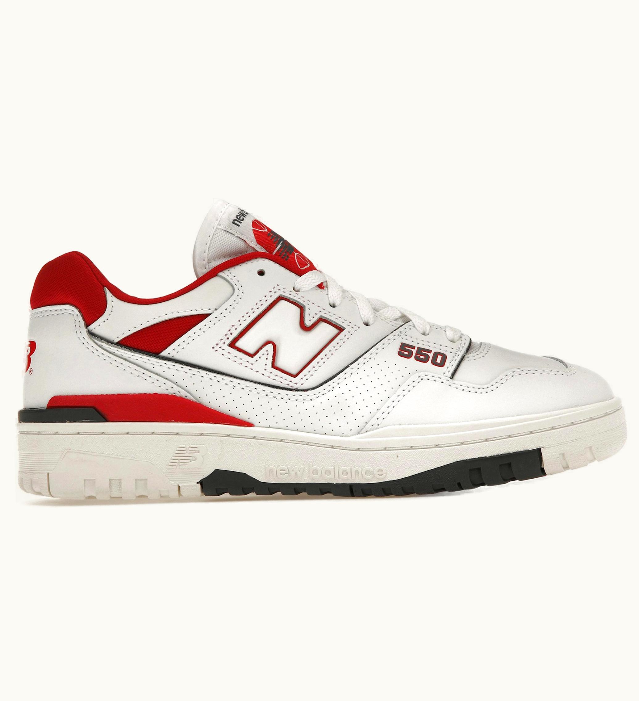 New Balance New Balance 550 White Team Red Jd Sports Exclusive