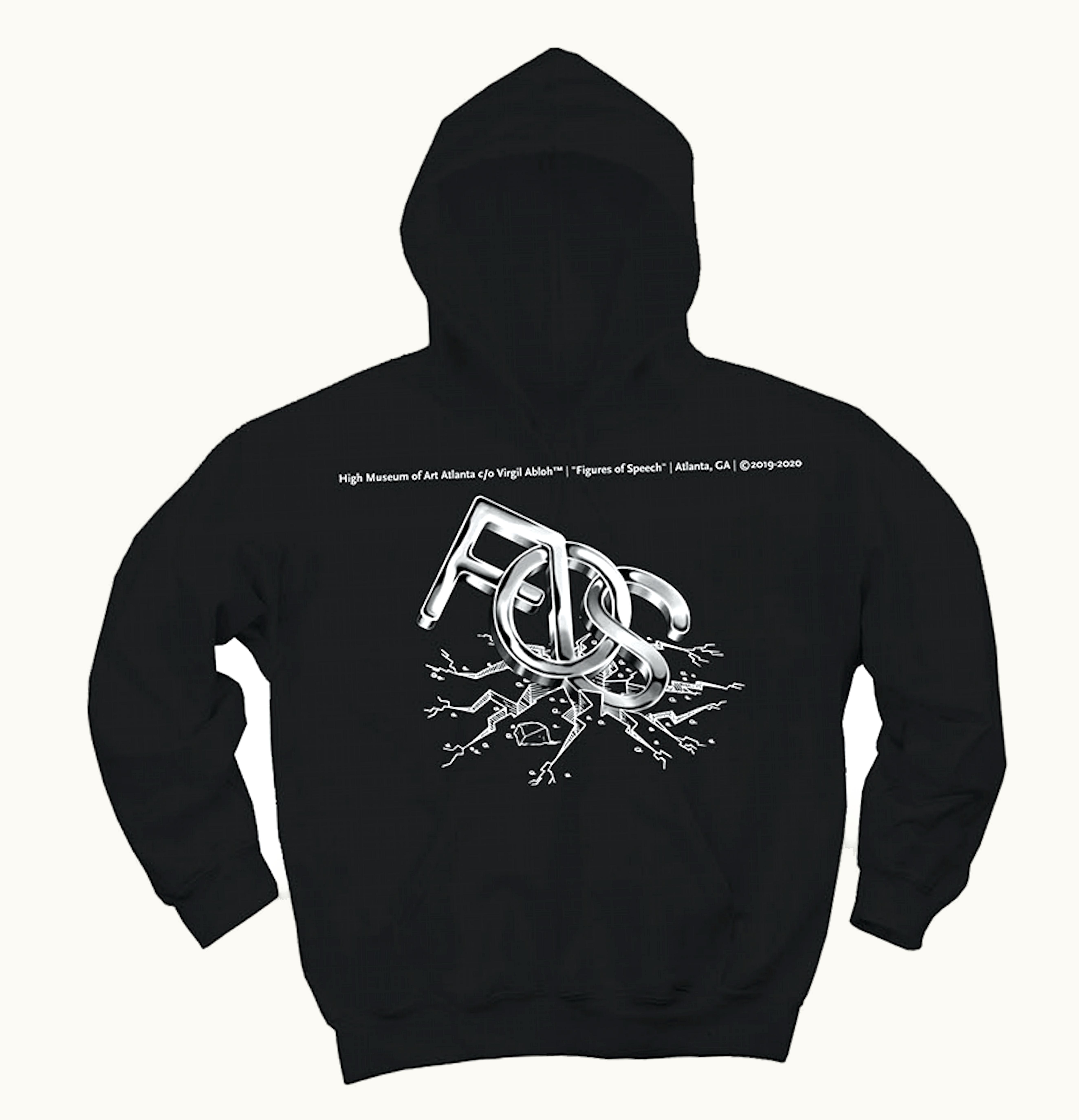 Virgil Abloh Virgil Abloh Canary Yellow x FOS VAA AMO Hoodie Black