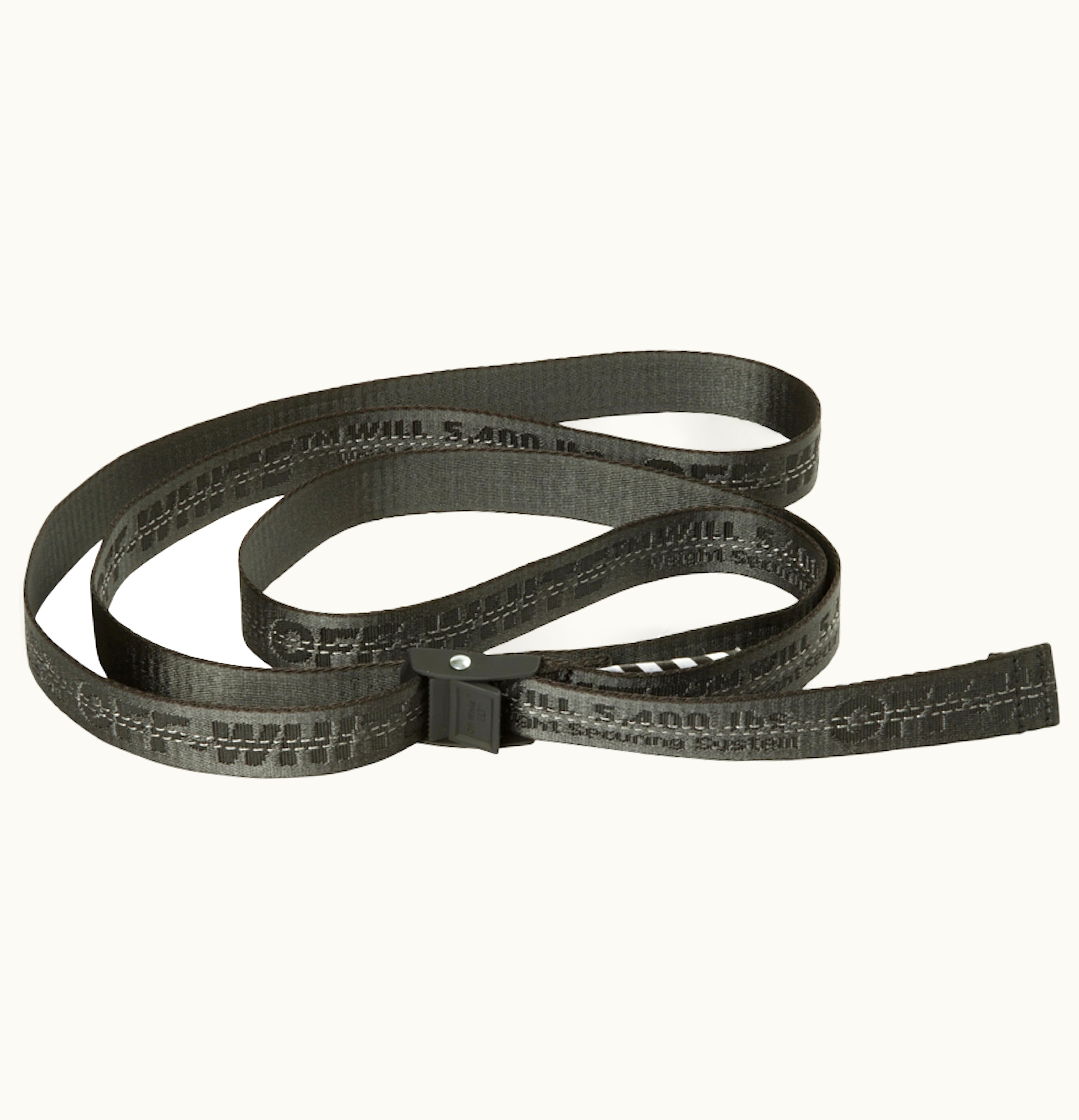OFF-WHITE OFF WHITE Mini Industrial Belt SS19 Black