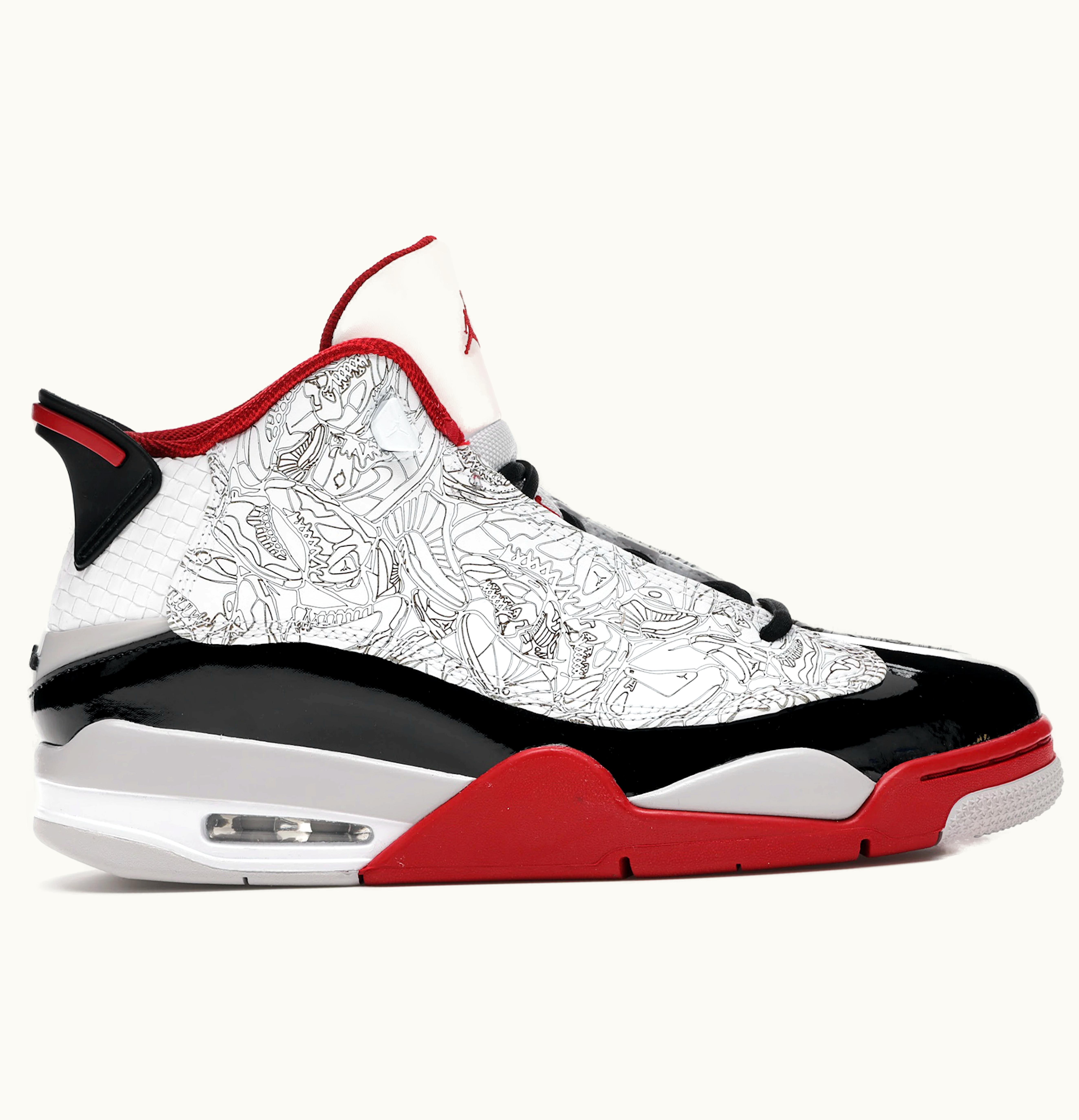 Jordan Air Jordan Dub Zero White Varsity Red