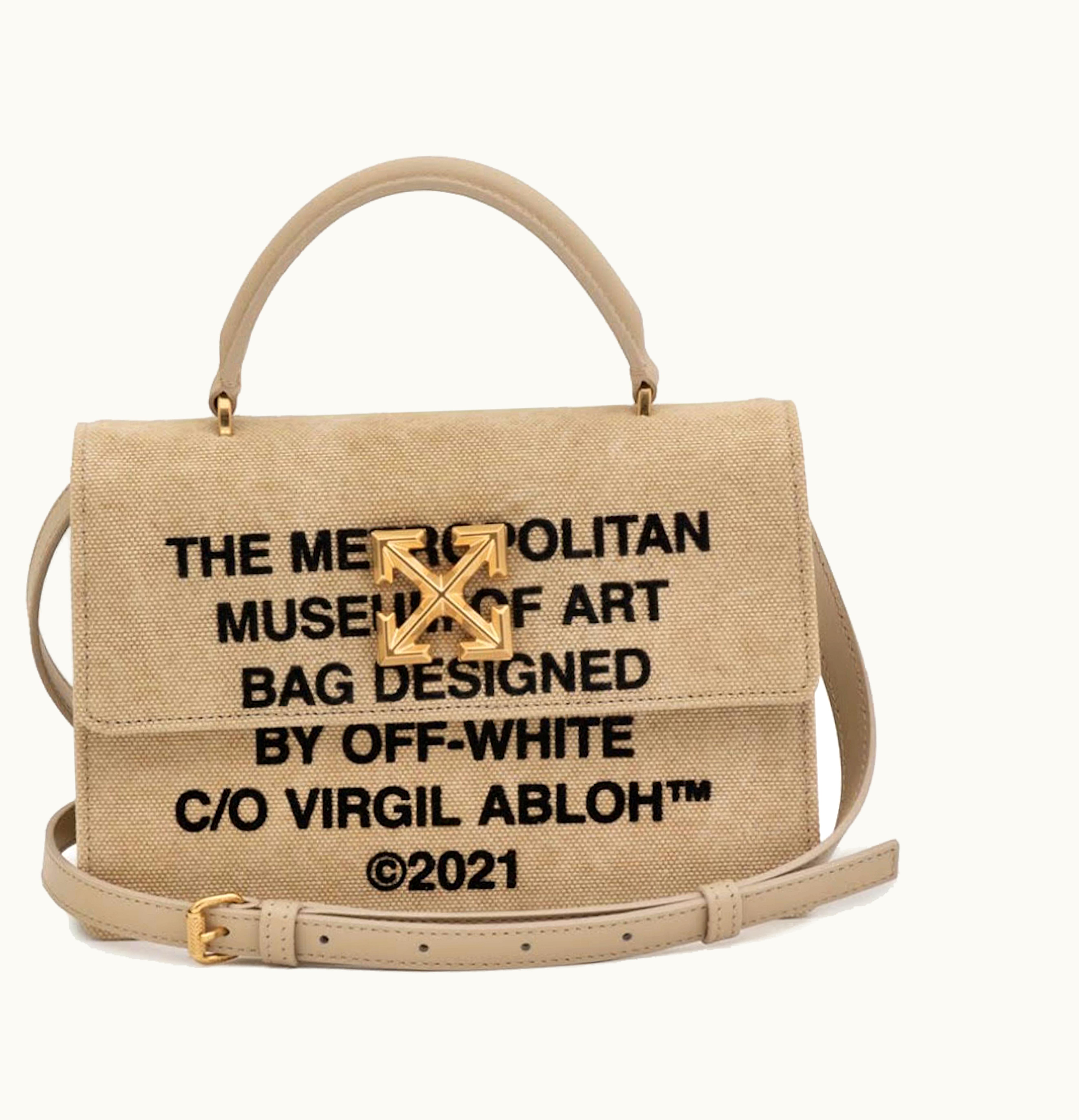OFF-WHITE Off White x The Met Handbag Neutral