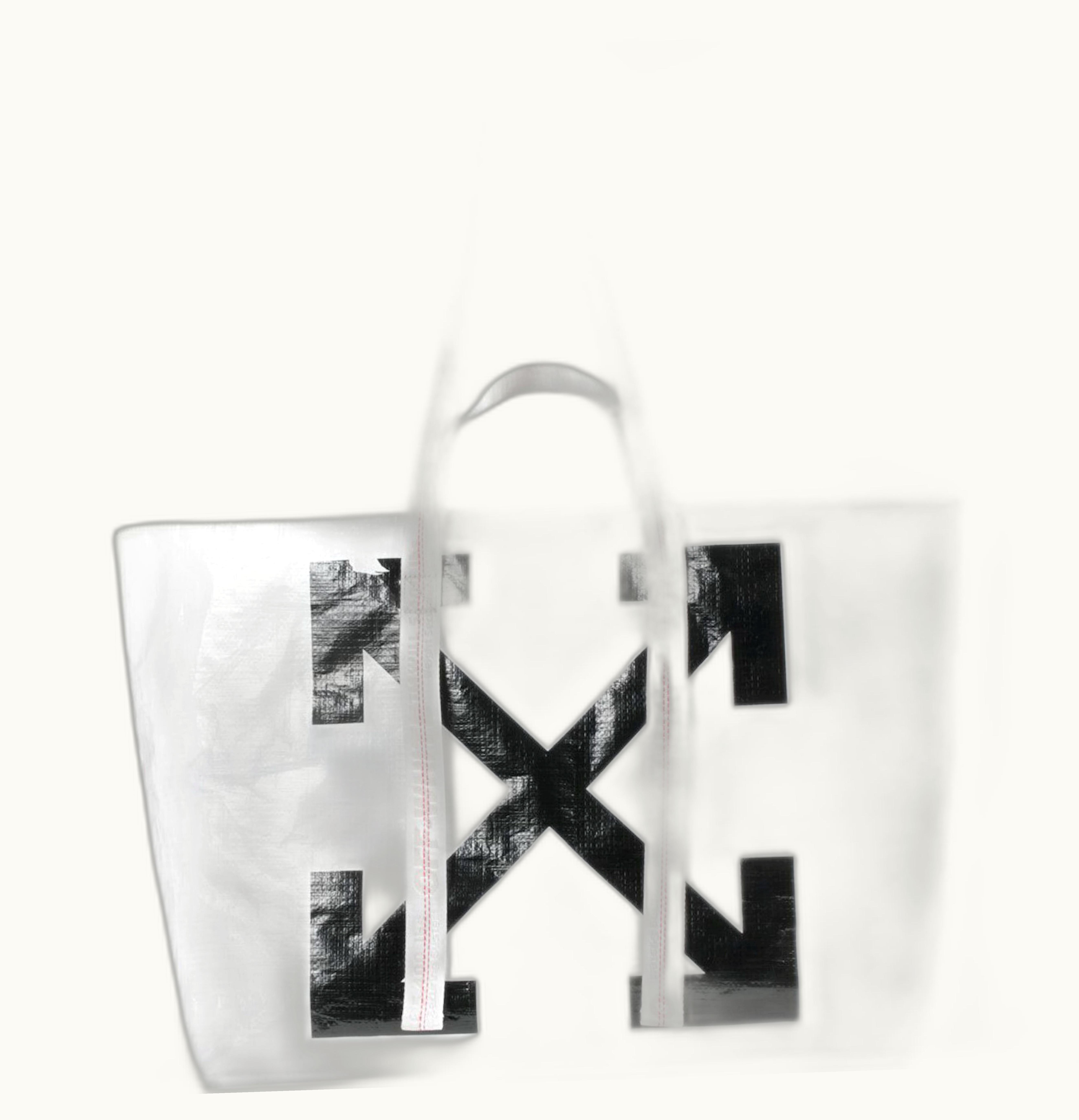 OFF-WHITE OFF WHITE Arrows Tote Bag White Black