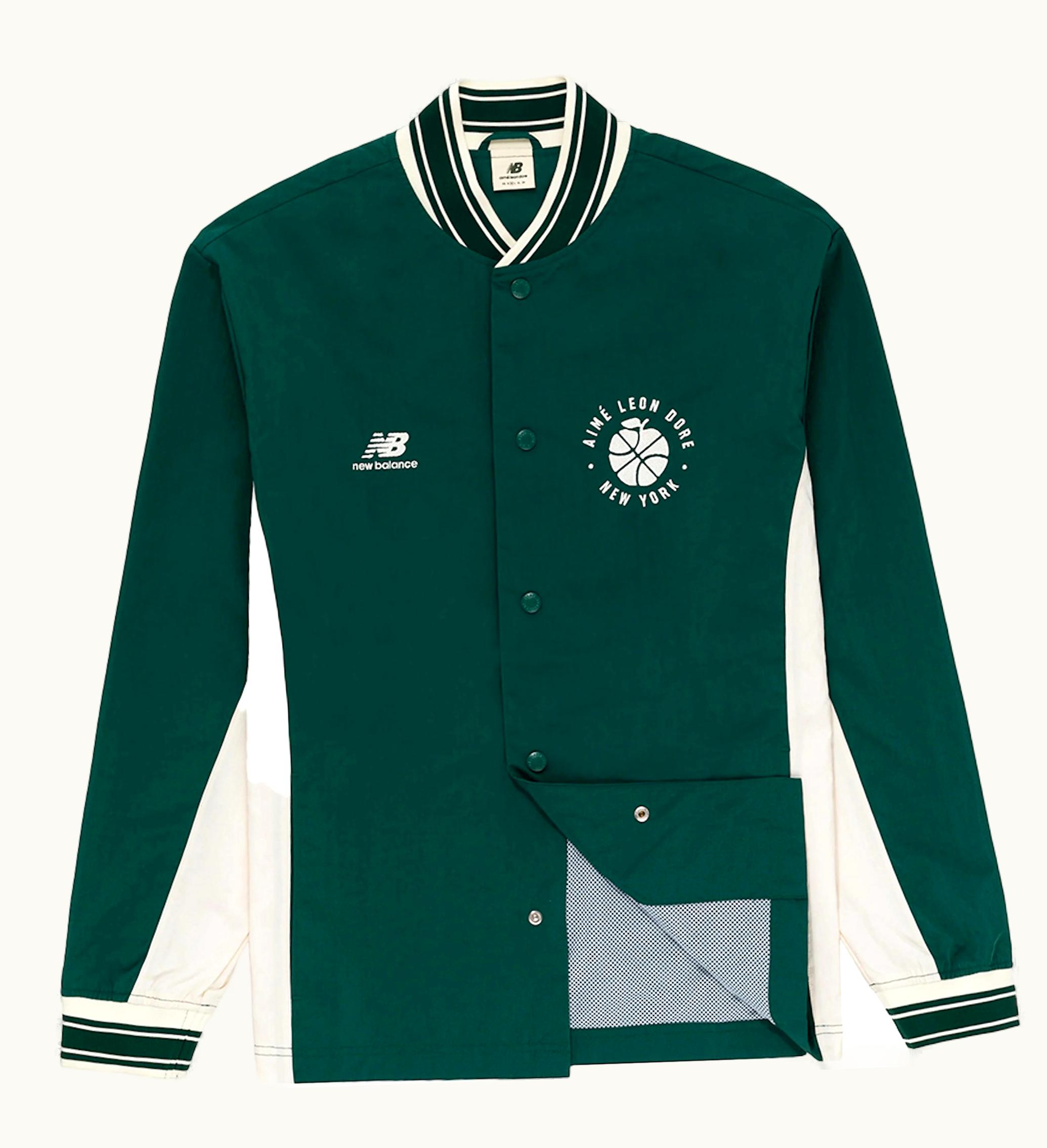 Aime Leon Dore Aime Leon Dore X New Balance Sonny NY Warm Up Jacket Green