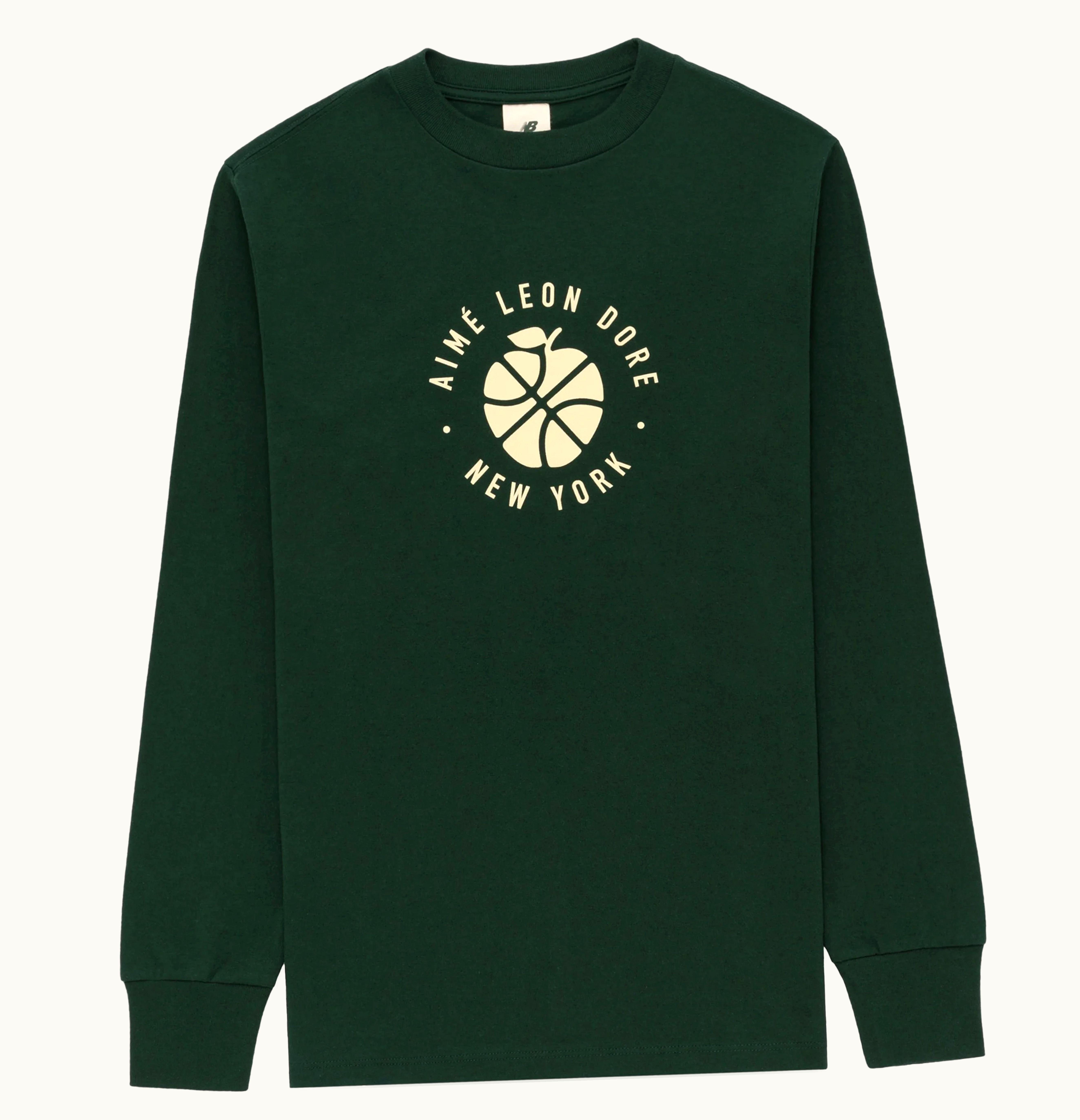 Aime Leon Dore Aime Leon Dore X New Balance Sonny NY Long Sleeve Tee Green