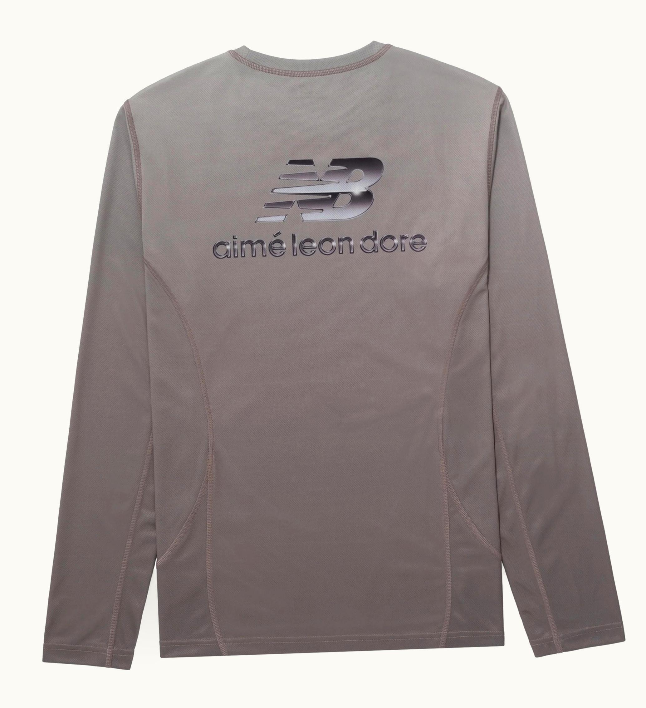 Aime Leon Dore Aime Leon Dore X New Balance Long Sleeve Racing Tee Grey