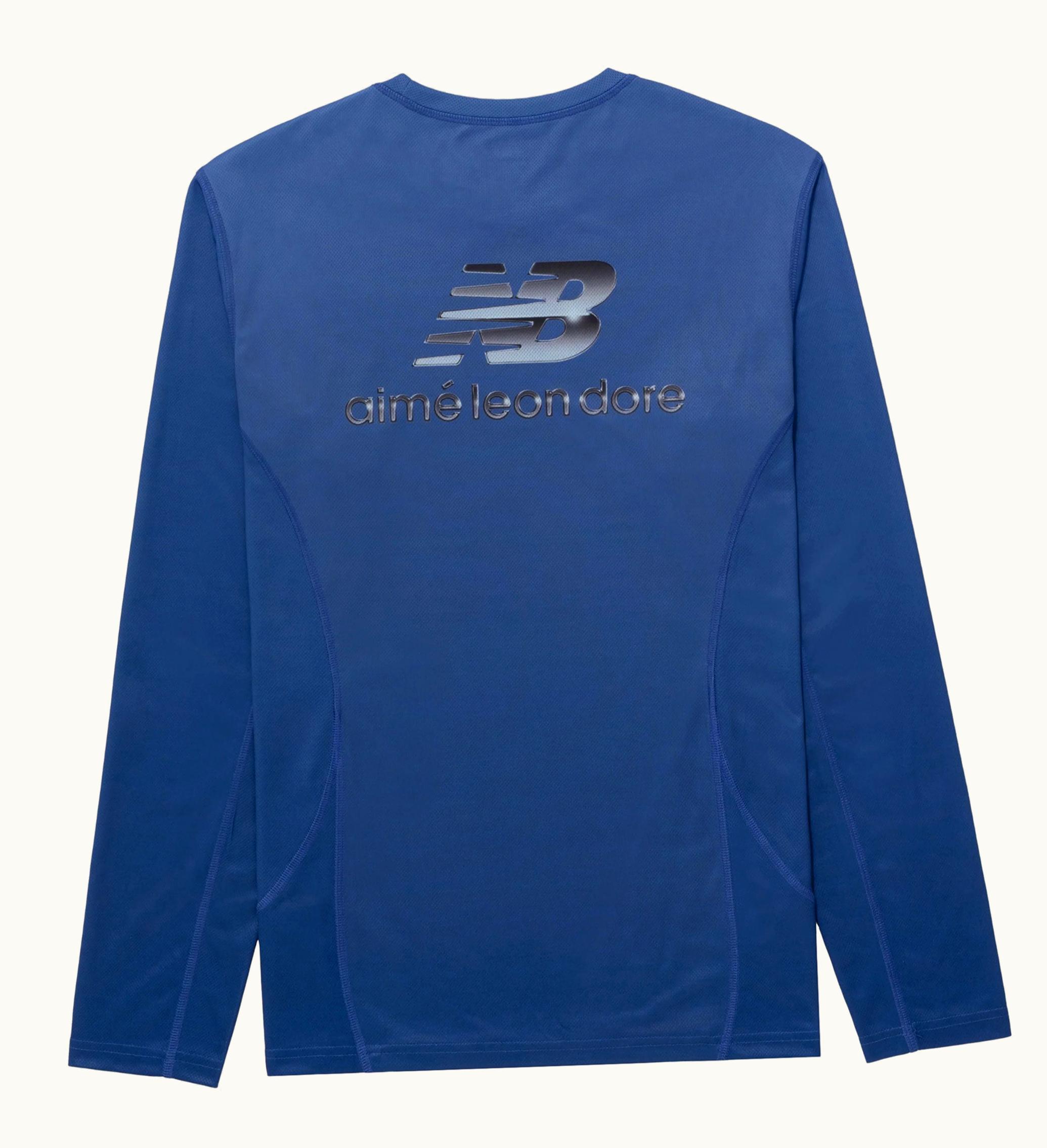 Aime Leon Dore Aime Leon Dore X New Balance Long Sleeve Racing Tee Blue