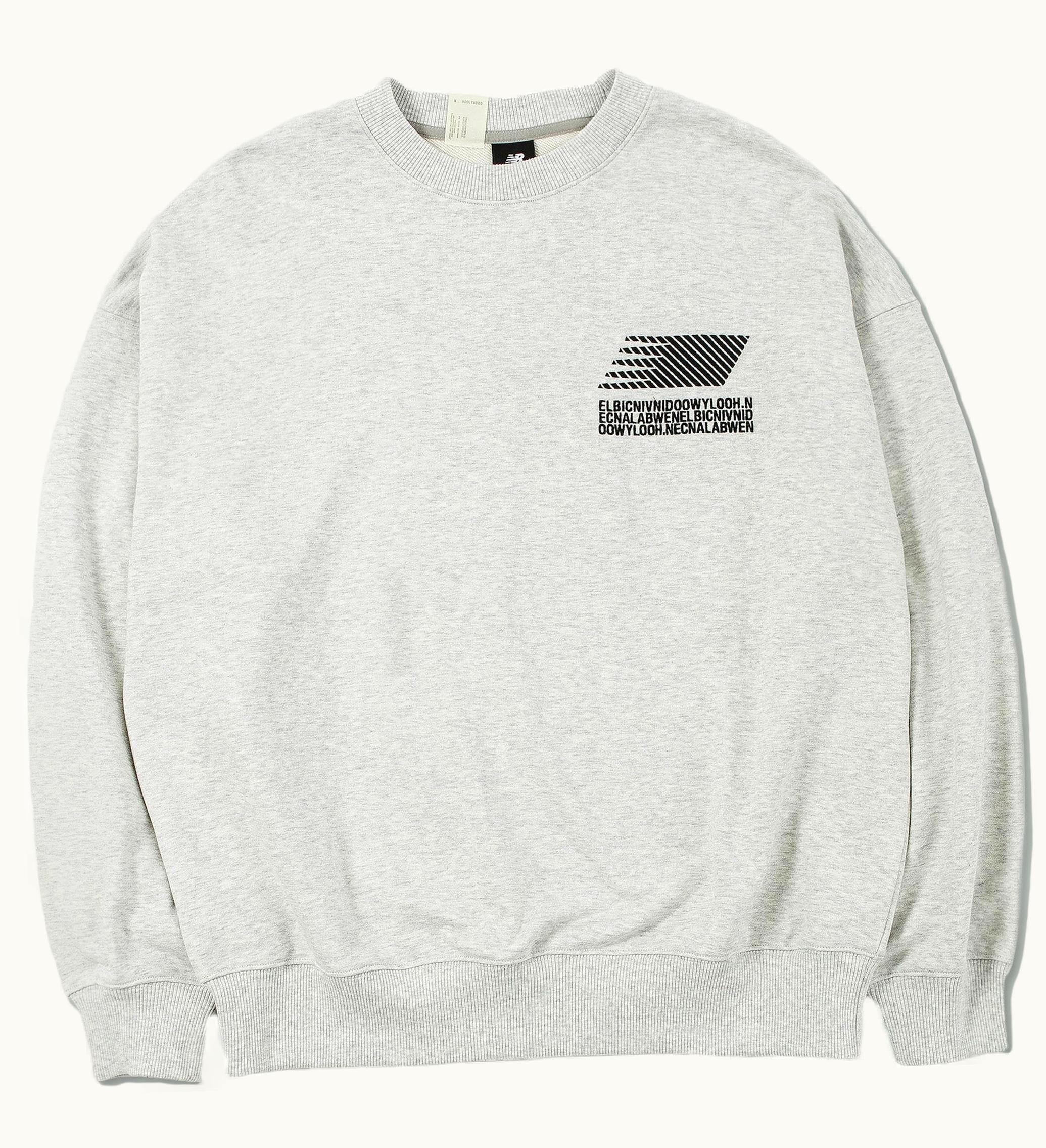 New Balance X Invincible X Nhoolywood Crewneck Sweatshirt Heather Grey