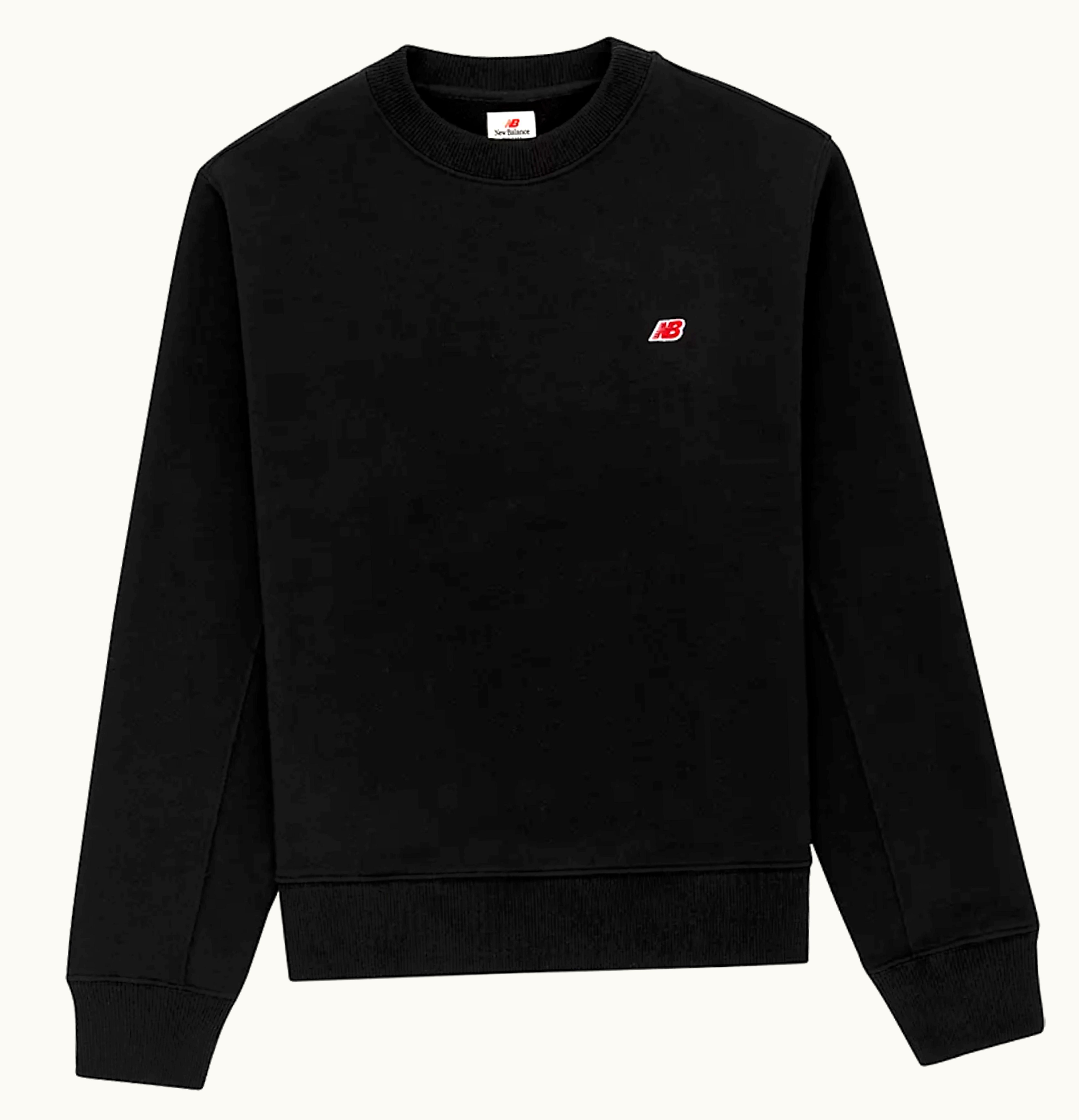 New Balance Made In Usa Core Crewneck Sweatshirt Black