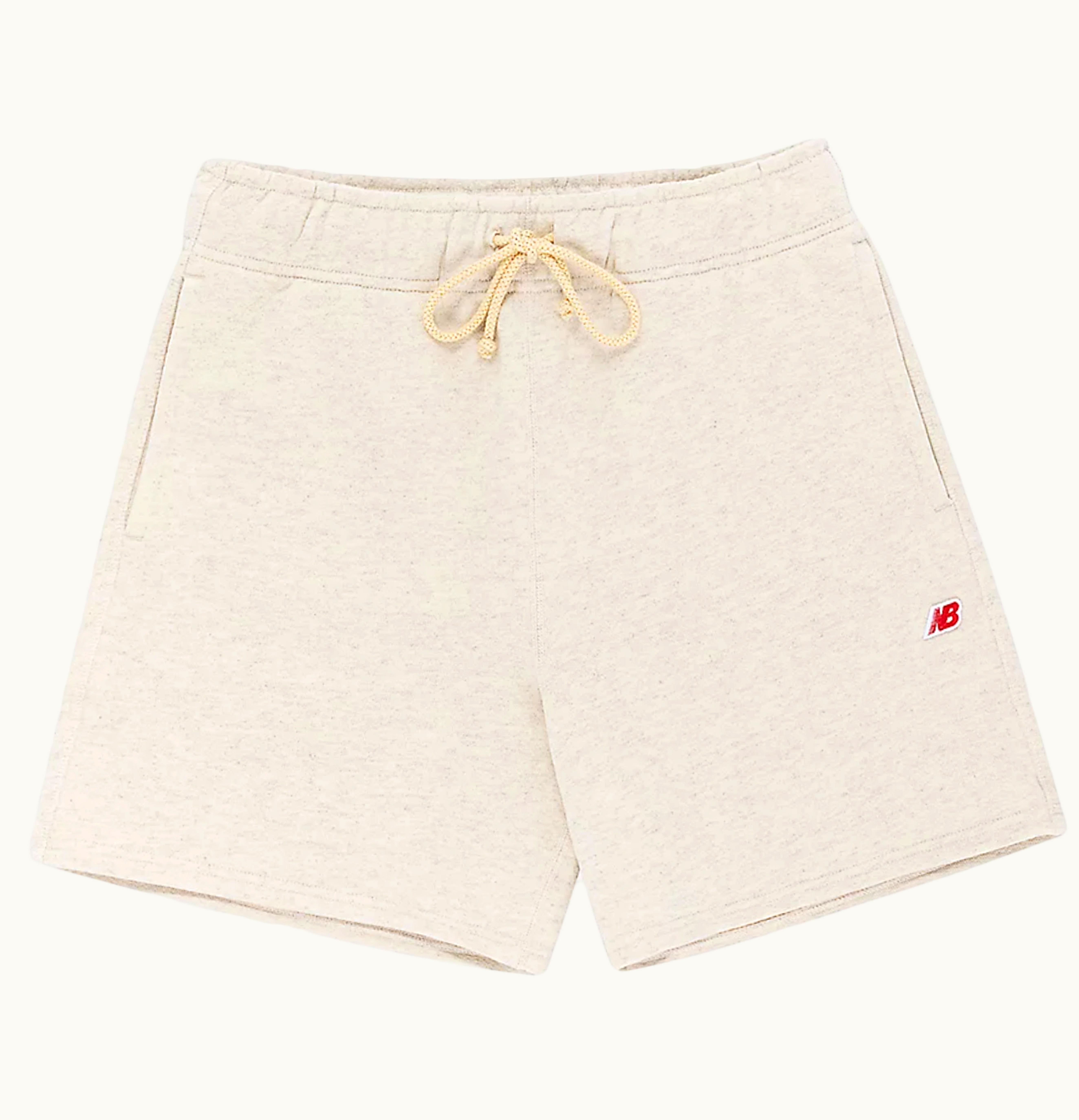 New Balance Made In Usa Core Shorts Oatmeal Heather
