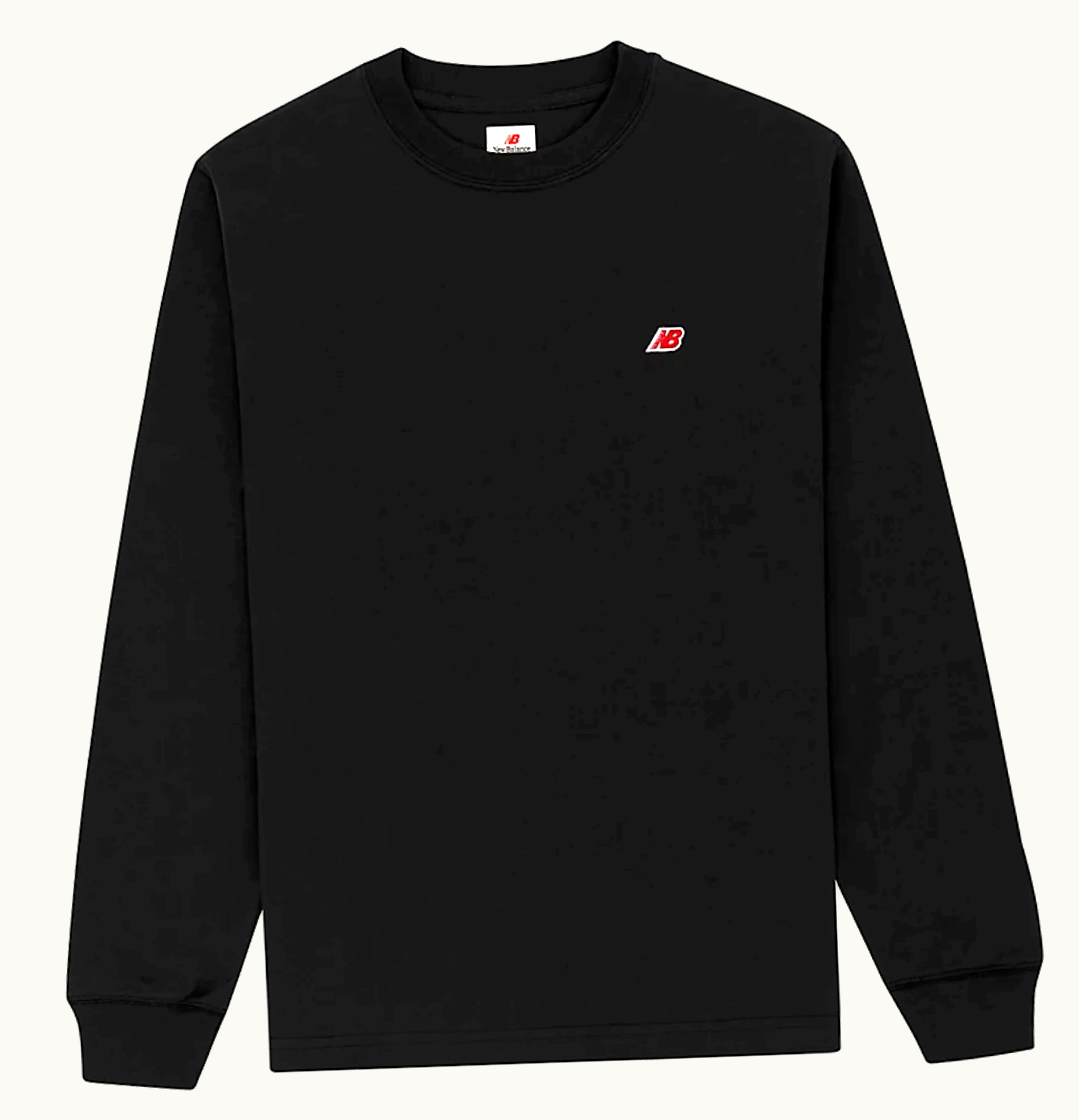 New Balance Made In Usa Core L S T Shirt Black