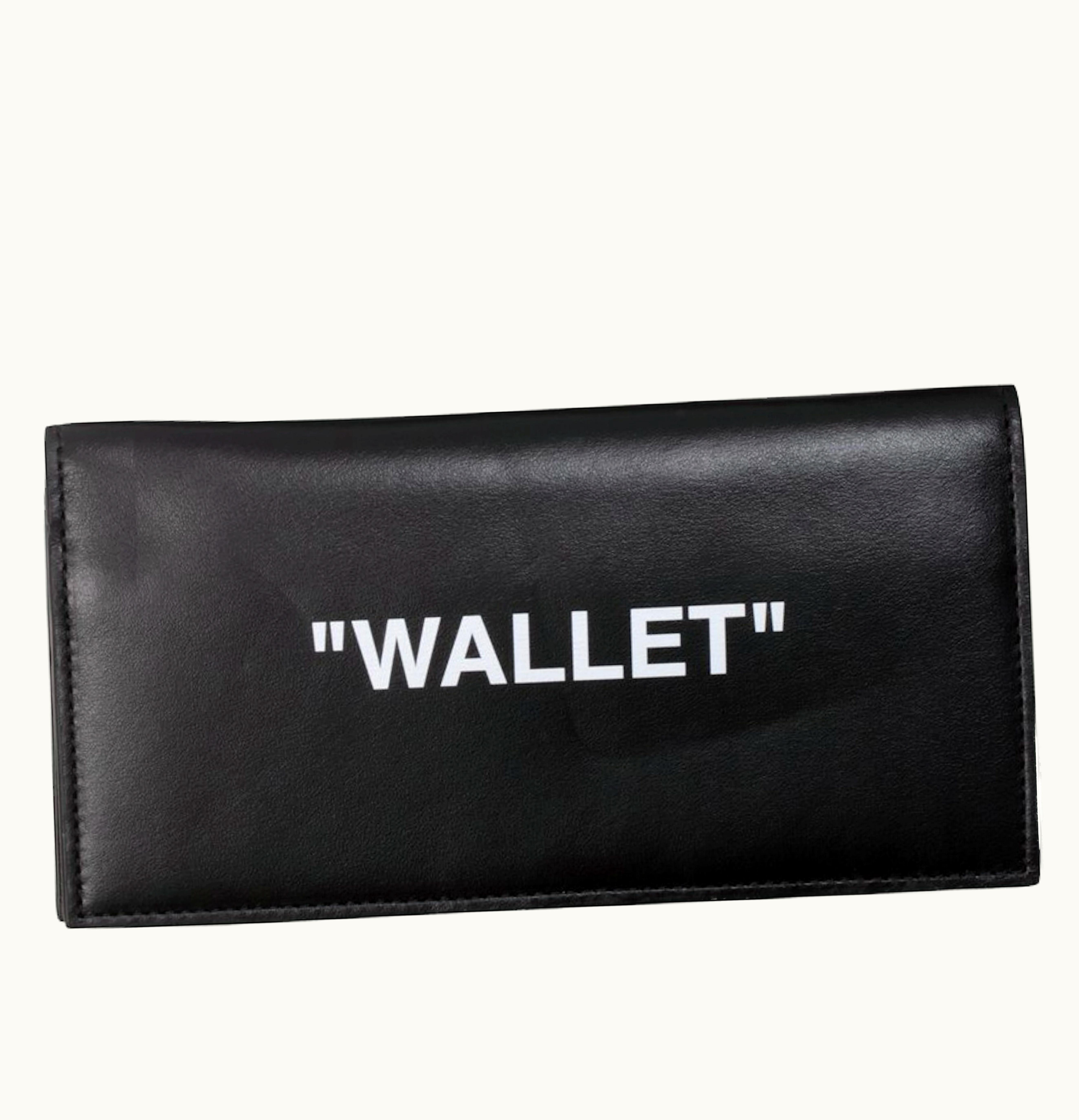 OFF-WHITE OFF WHITE Quote Yen Wallet WALLET Black White