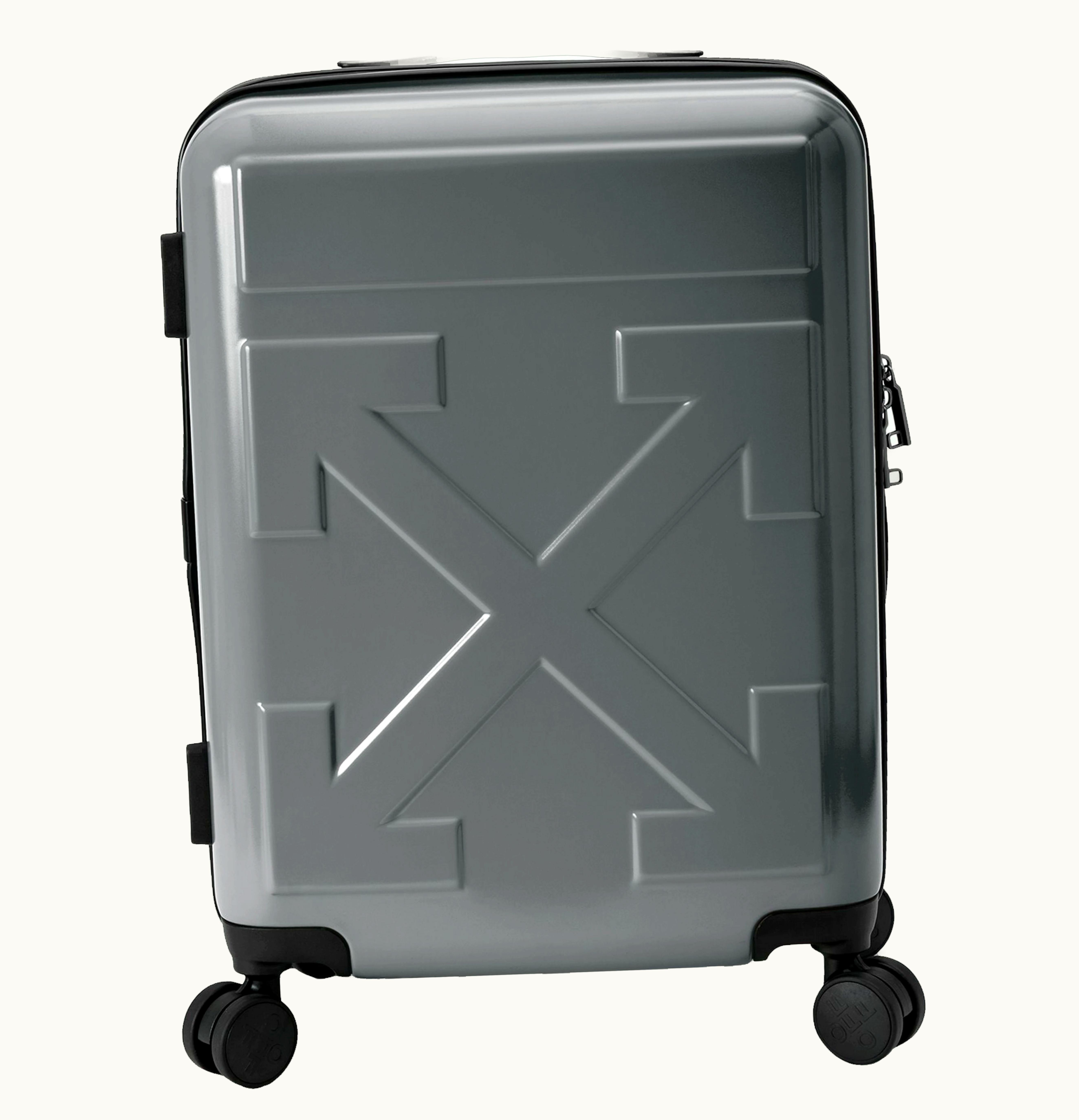 OFF-WHITE OFF WHITE Quote Luggage For TRAVEL Grey