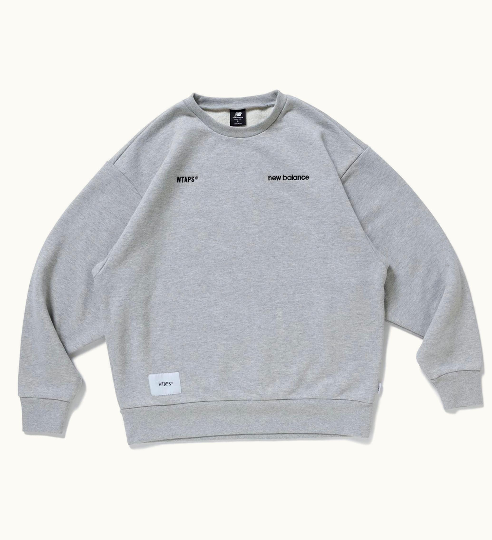 WTAPS Wtaps X New Balance Academy Crew Neck Heather Grey